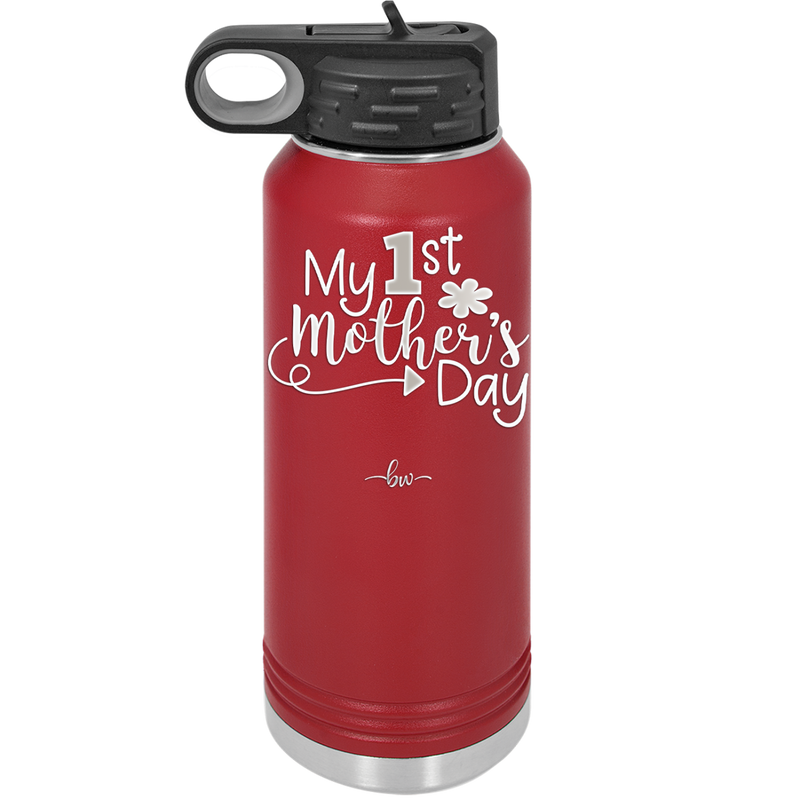 My 1st Mother's Day - Laser Engraved Stainless Steel Drinkware - 2001 -