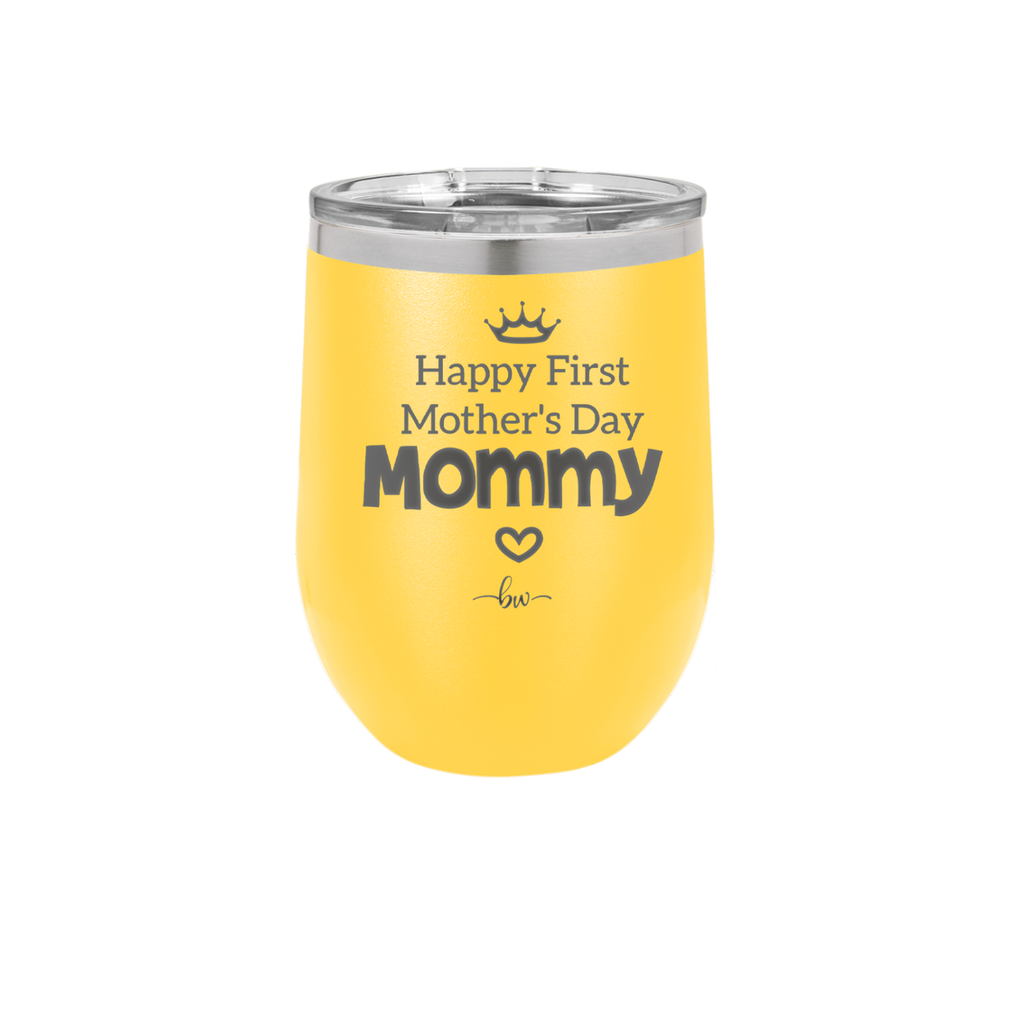 Happy First Mother's Day Mommy - Laser Engraved Stainless Steel Drinkware - 2002 -