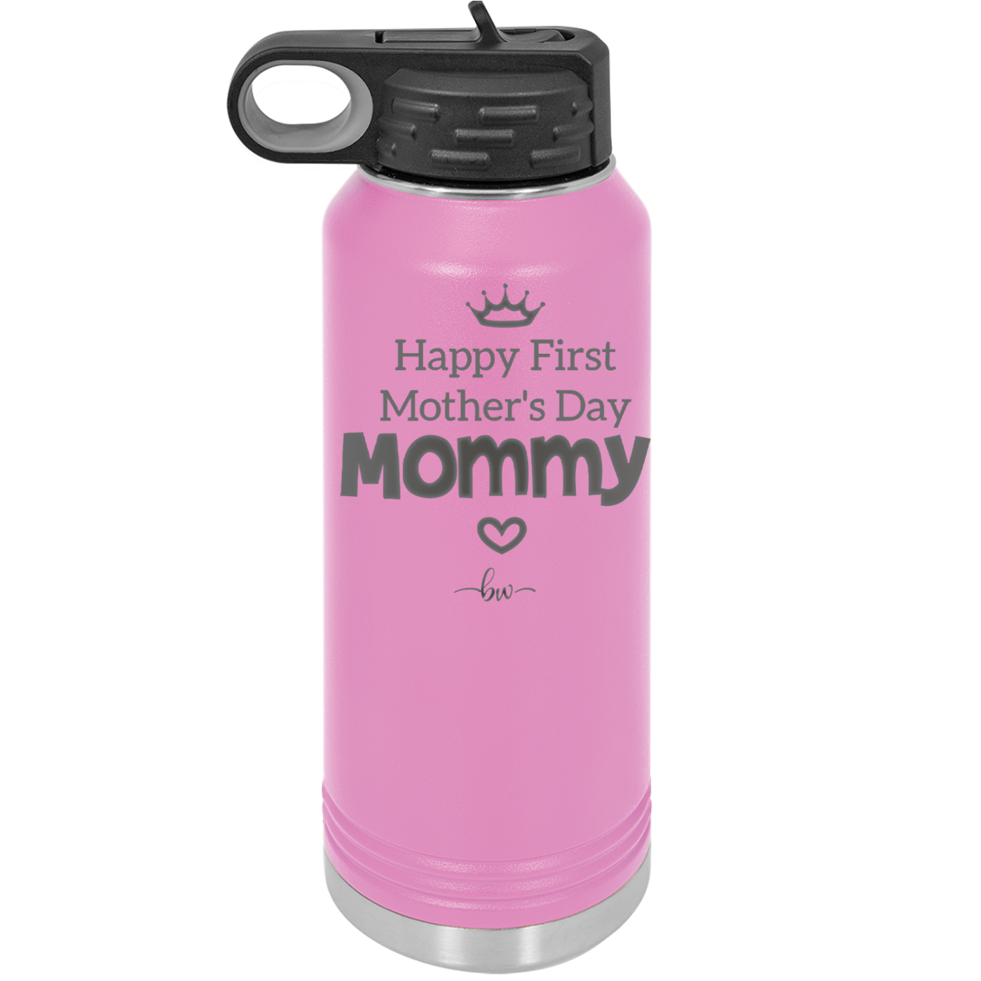 Happy First Mother's Day Mommy - Laser Engraved Stainless Steel Drinkware - 2002 -