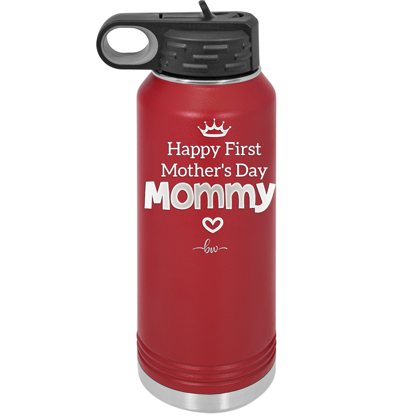 Happy First Mother's Day Mommy - Laser Engraved Stainless Steel Drinkware - 2002 -
