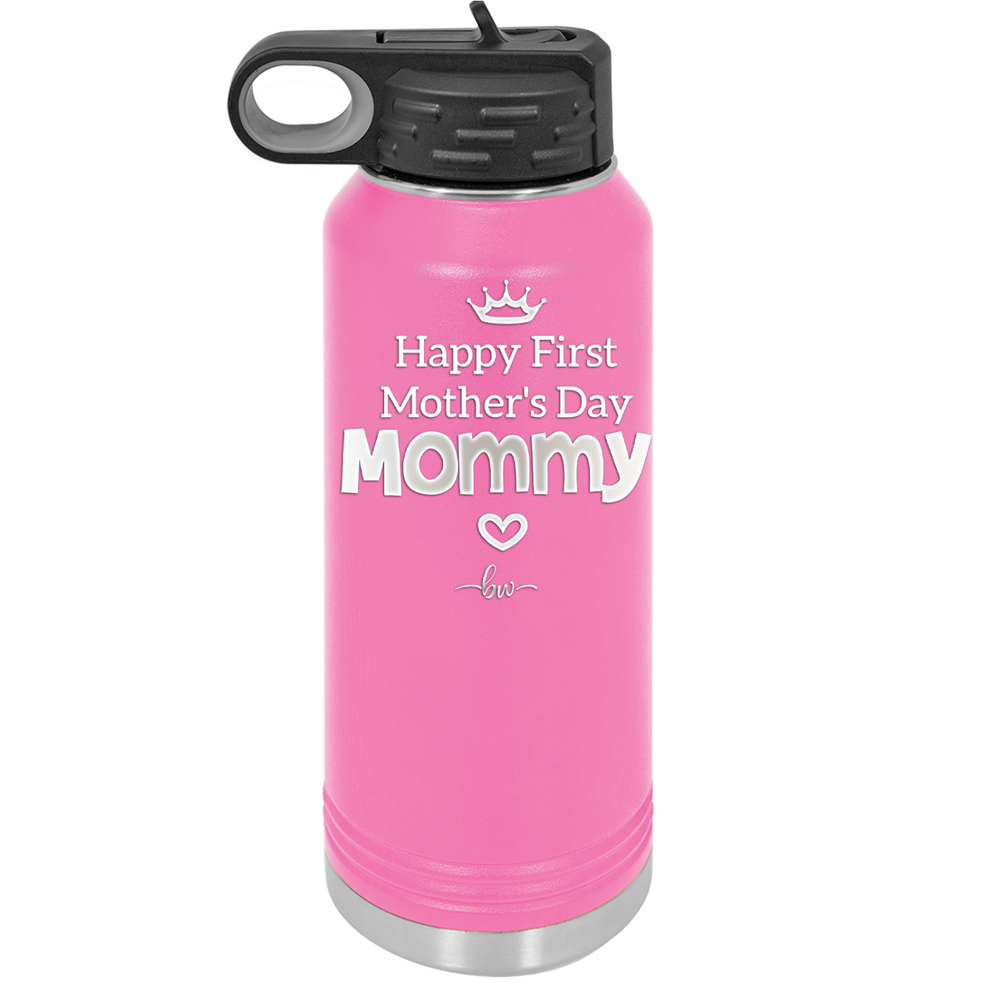 Happy First Mother's Day Mommy - Laser Engraved Stainless Steel Drinkware - 2002 -