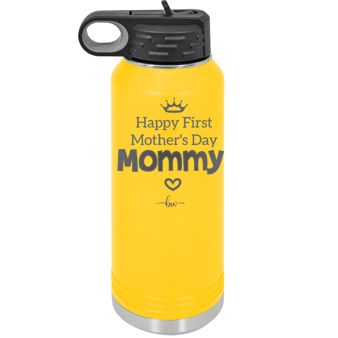 Happy First Mother's Day Mommy - Laser Engraved Stainless Steel Drinkware - 2002 -