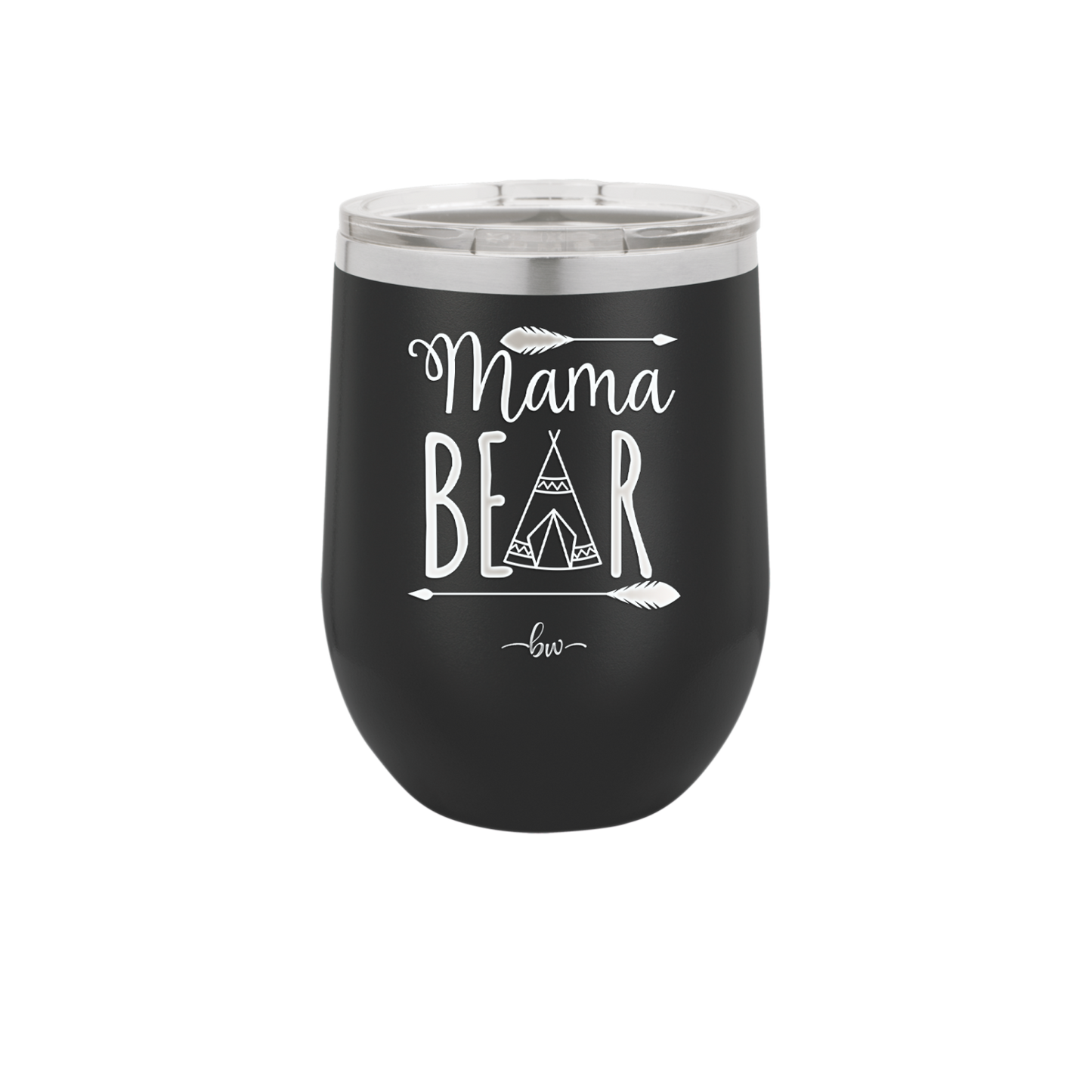 Mama Bear Tent - Laser Engraved Stainless Steel Drinkware - 2005 -