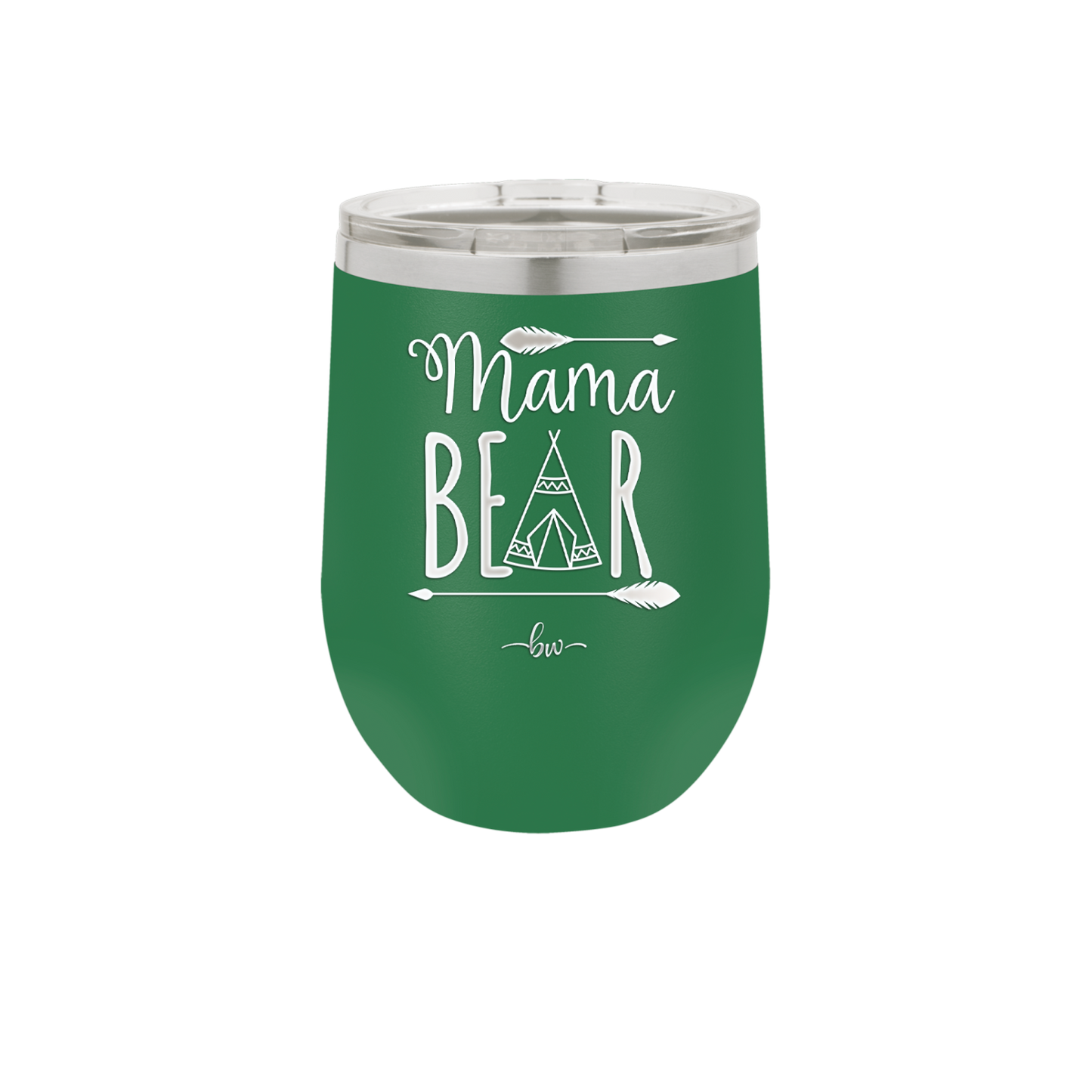 Mama Bear Tent - Laser Engraved Stainless Steel Drinkware - 2005 -