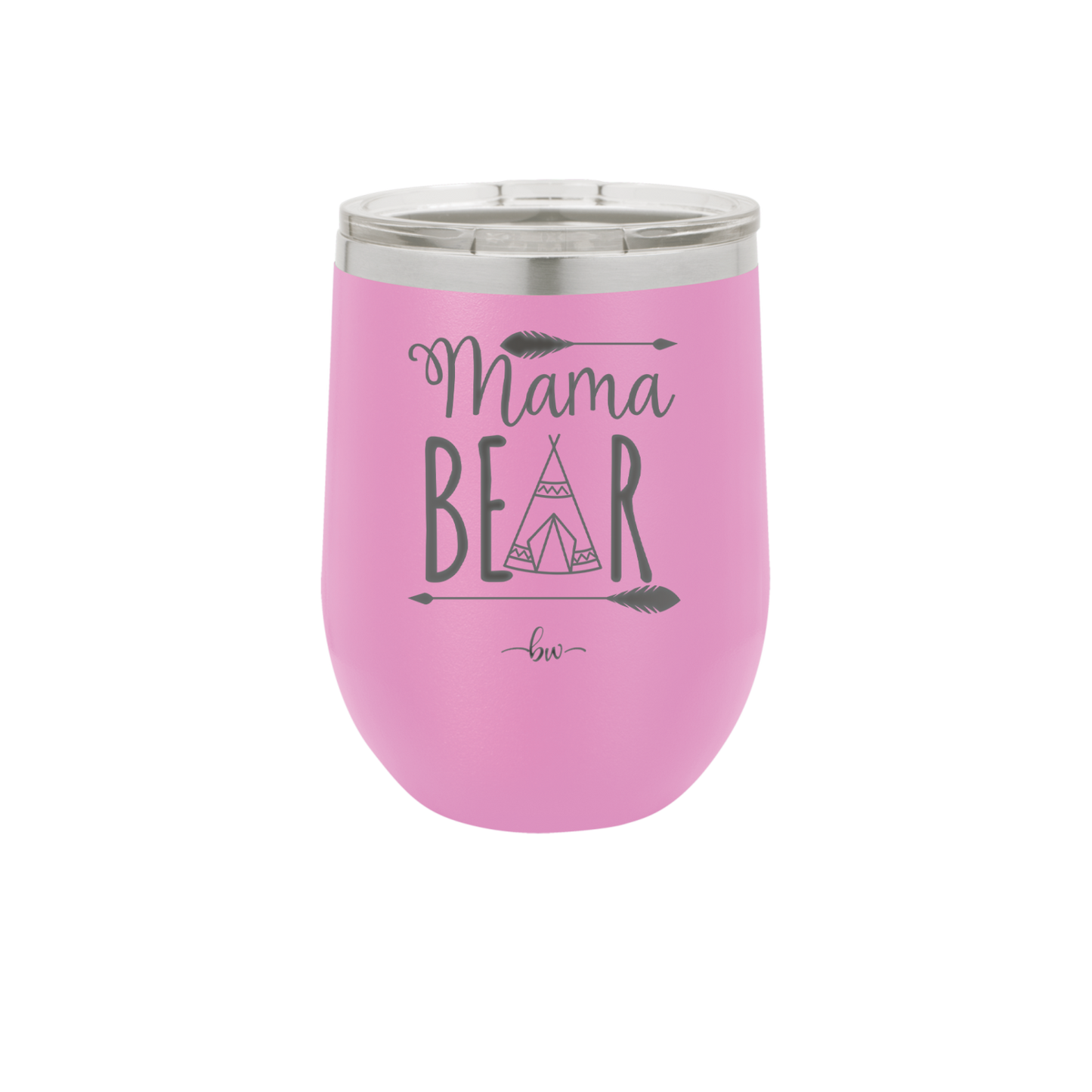 Mama Bear Tent - Laser Engraved Stainless Steel Drinkware - 2005 -