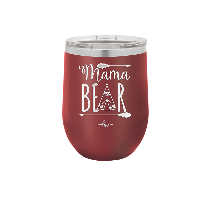 Mama Bear Tent - Laser Engraved Stainless Steel Drinkware - 2005 -