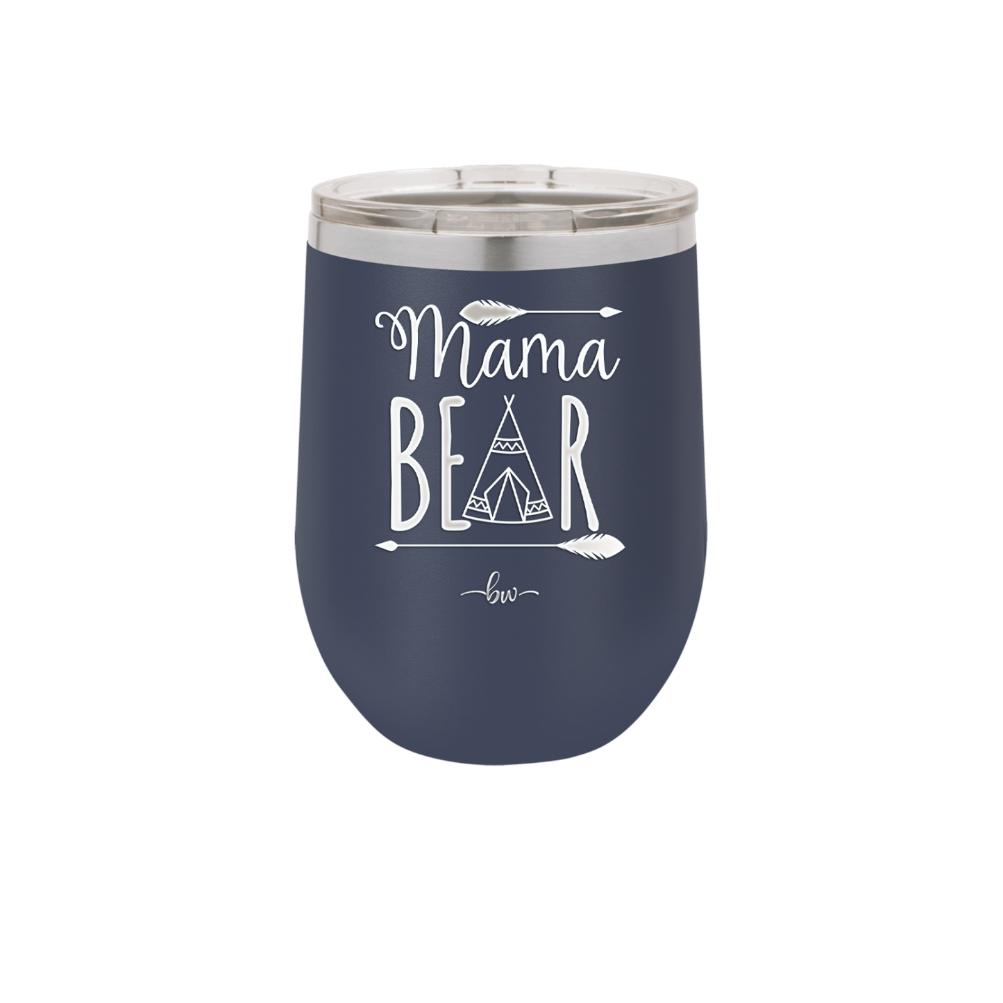 Mama Bear Tent - Laser Engraved Stainless Steel Drinkware - 2005 -