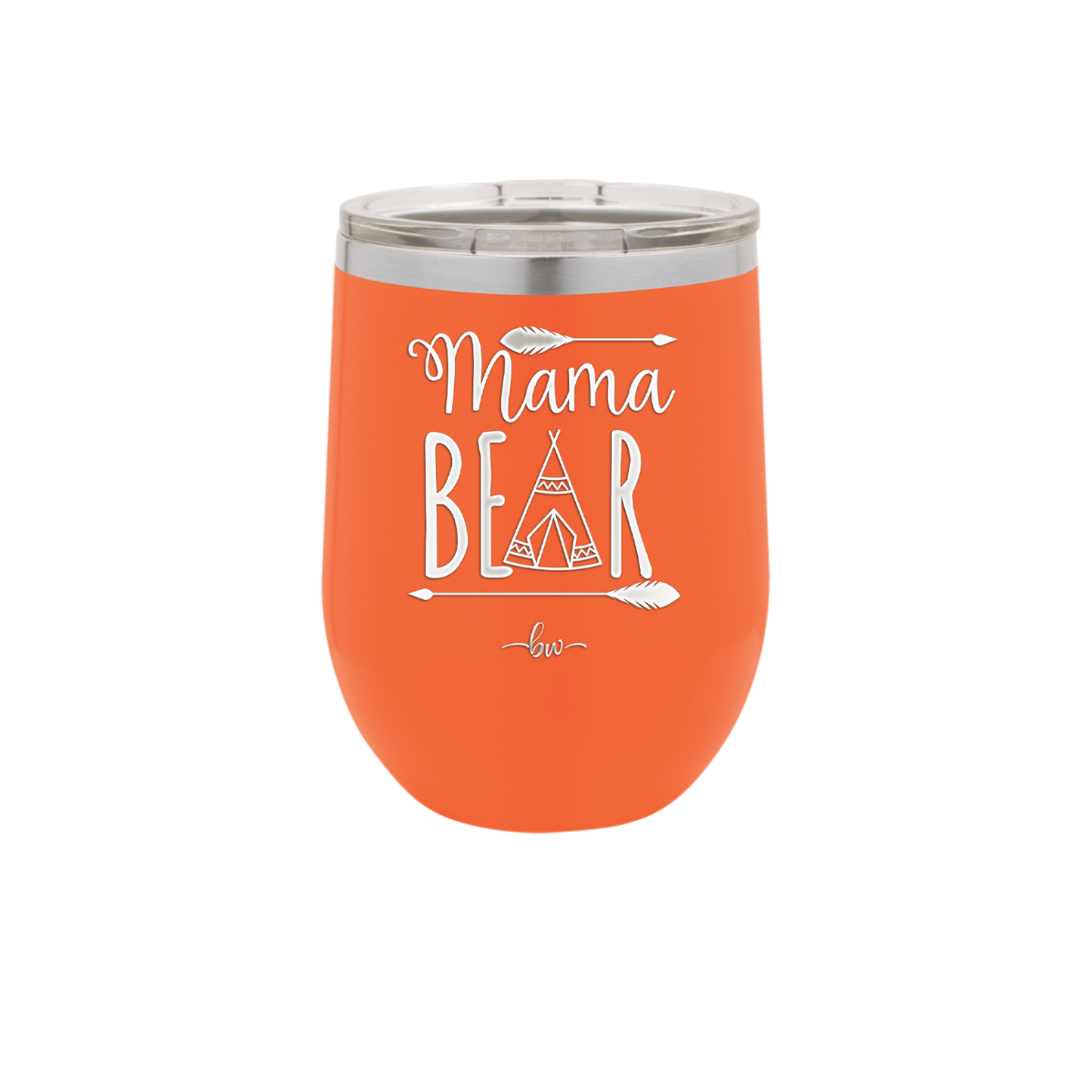 Mama Bear Tent - Laser Engraved Stainless Steel Drinkware - 2005 -