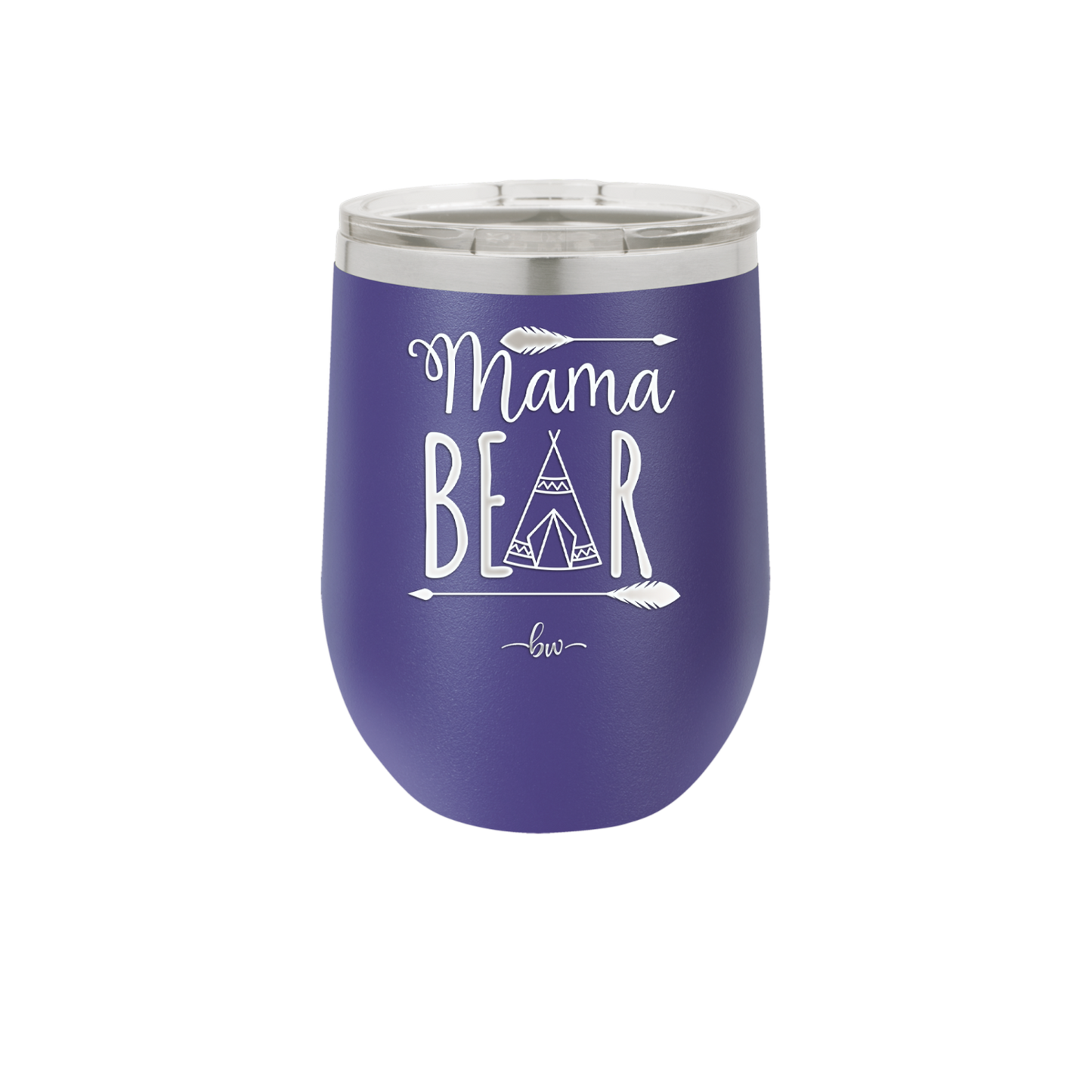 Mama Bear Tent - Laser Engraved Stainless Steel Drinkware - 2005 -
