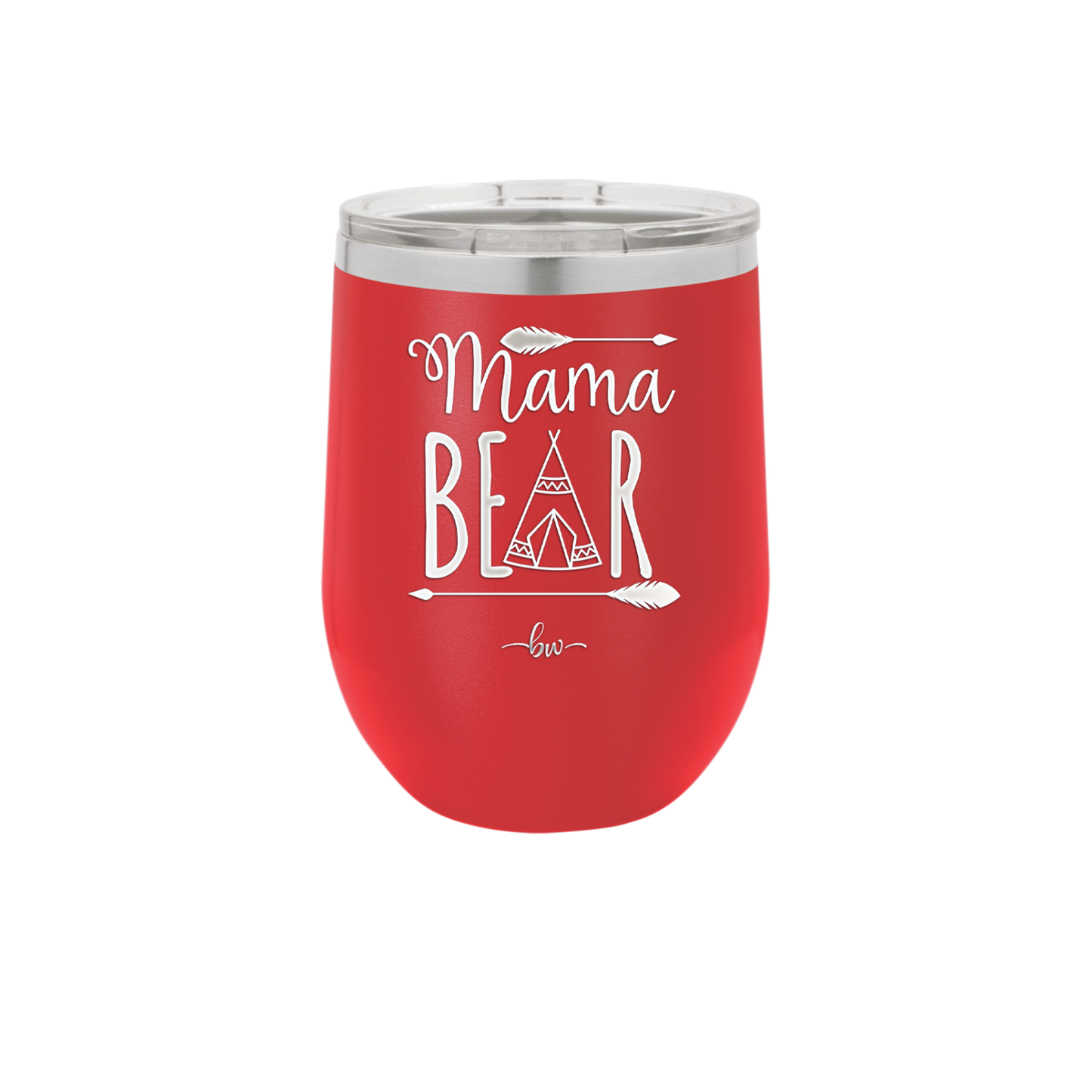 Mama Bear Tent - Laser Engraved Stainless Steel Drinkware - 2005 -