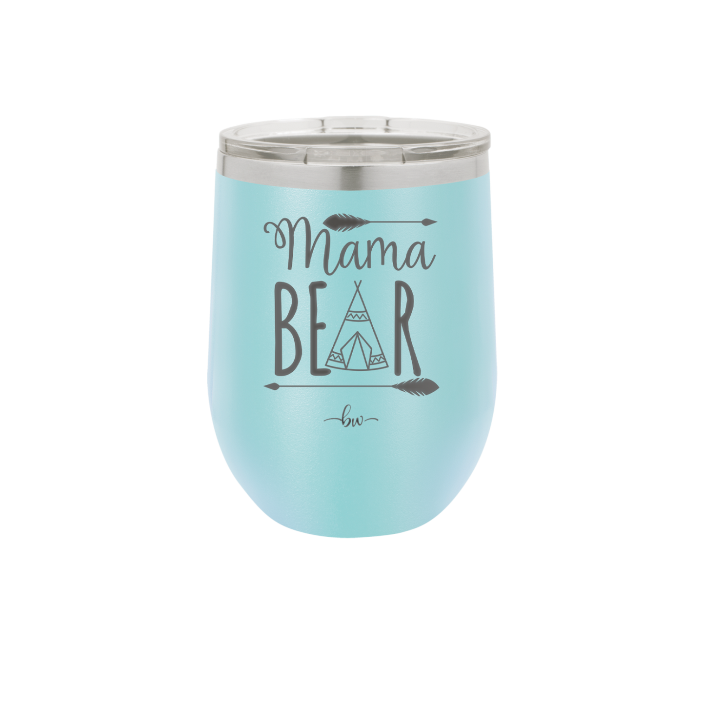 Mama Bear Tent - Laser Engraved Stainless Steel Drinkware - 2005 -