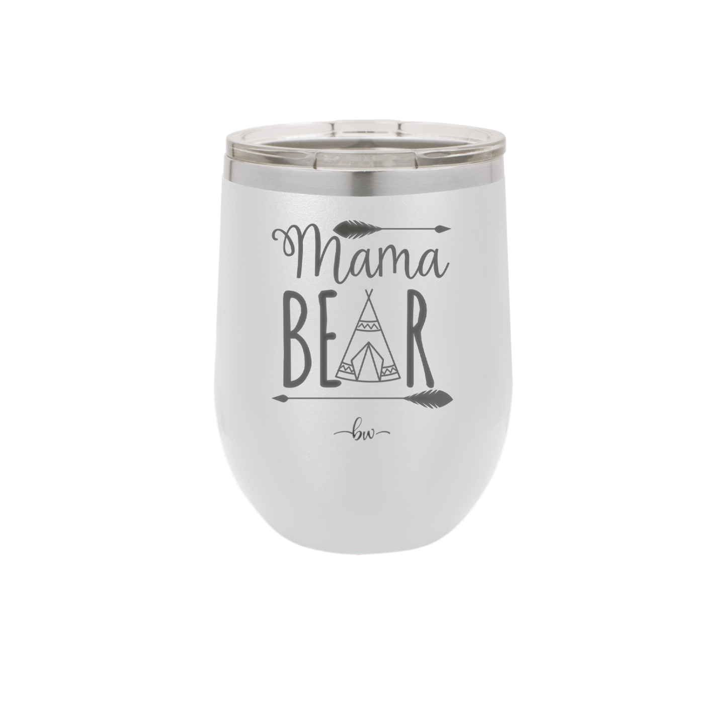 Mama Bear Tent - Laser Engraved Stainless Steel Drinkware - 2005 -