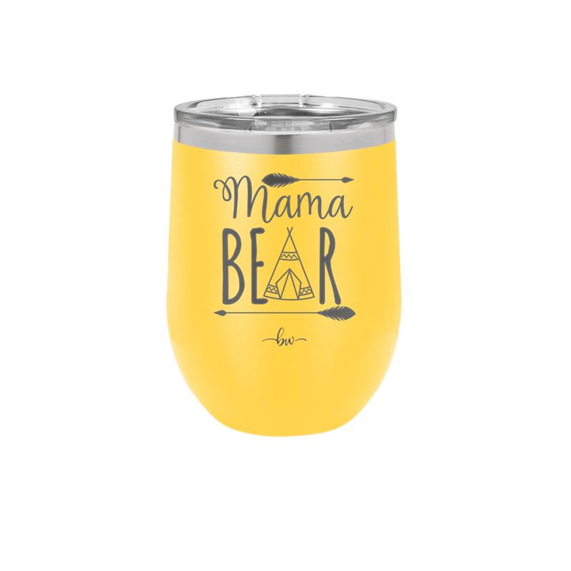 Mama Bear Tent - Laser Engraved Stainless Steel Drinkware - 2005 -