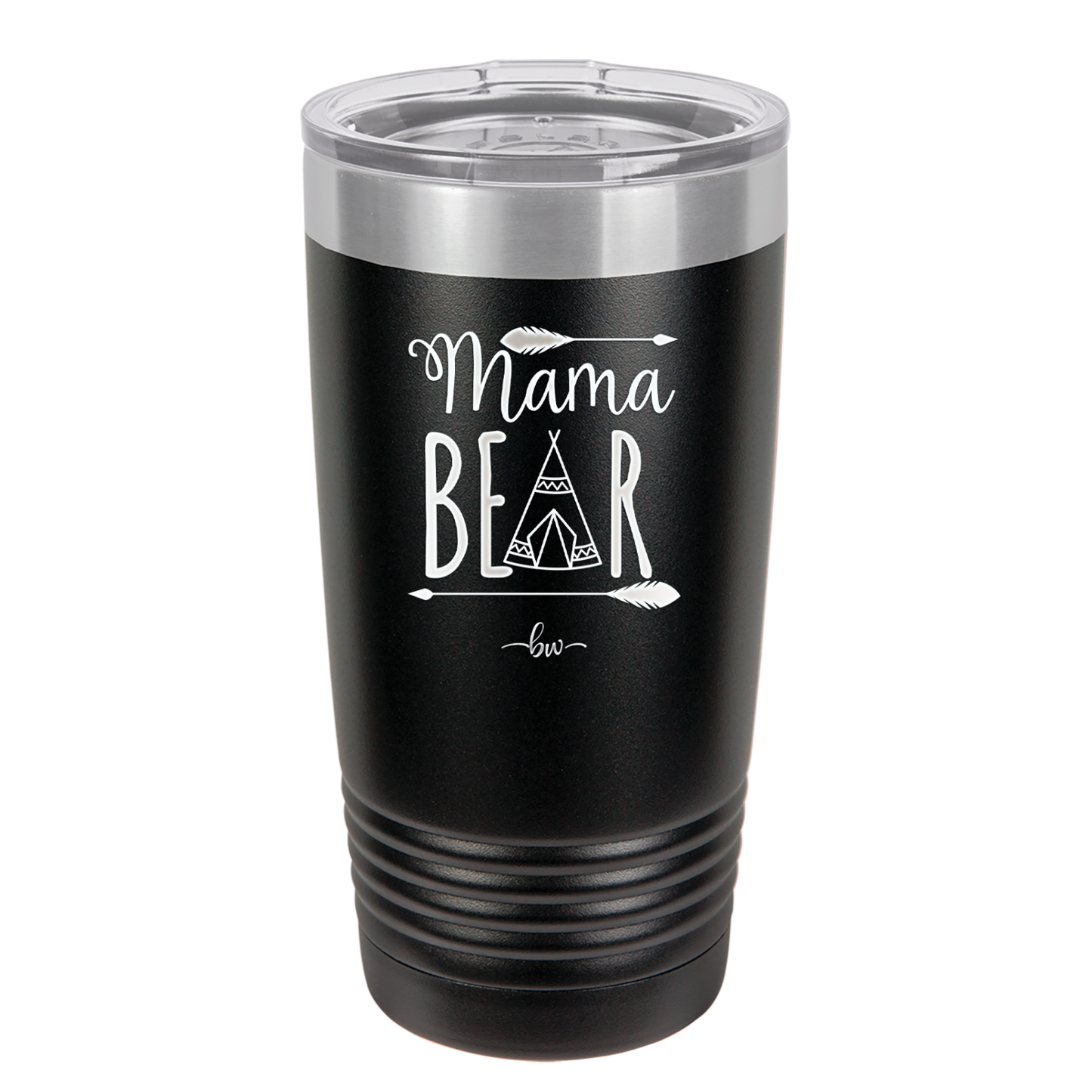 Mama Bear Tent - Laser Engraved Stainless Steel Drinkware - 2005 -