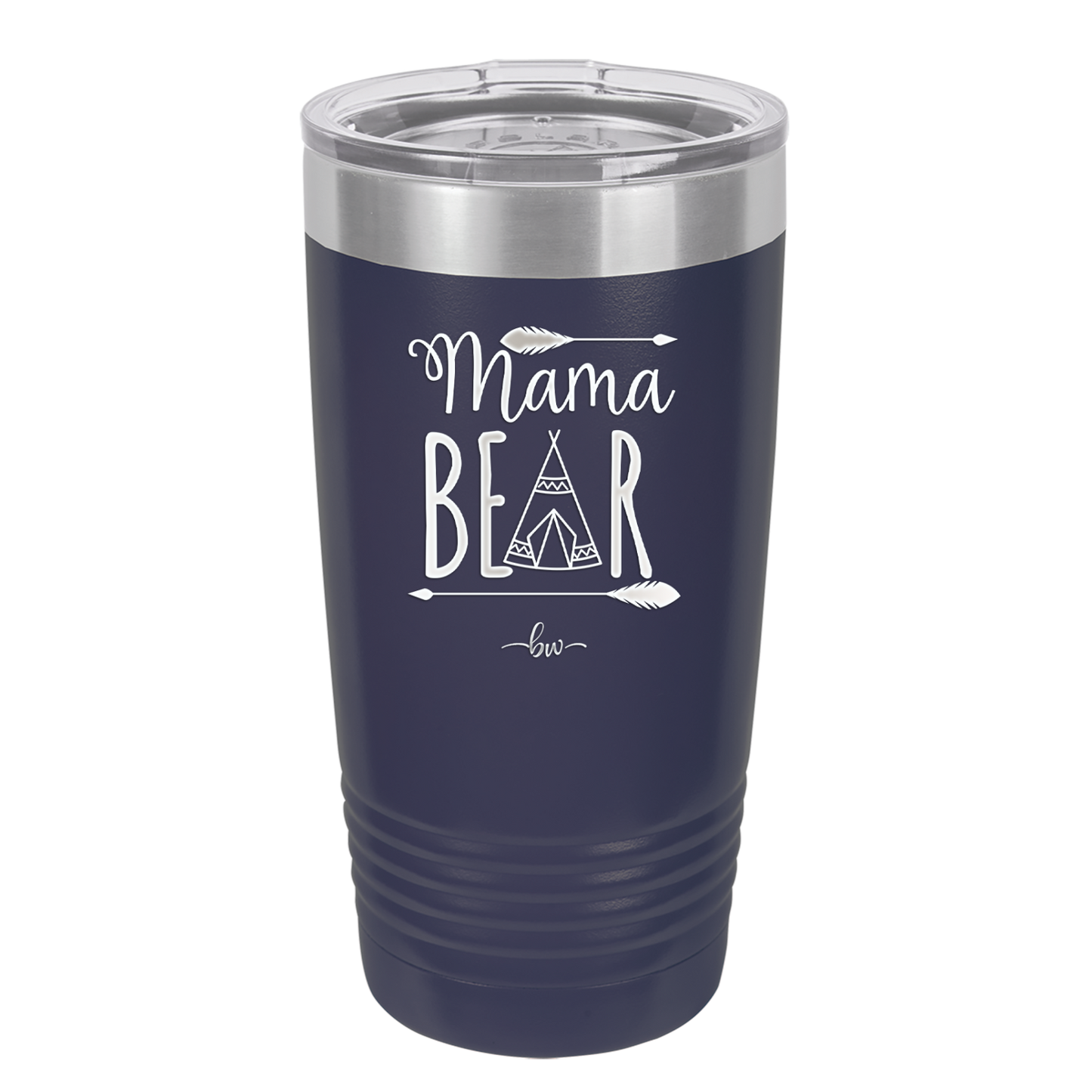Mama Bear Tent - Laser Engraved Stainless Steel Drinkware - 2005 -