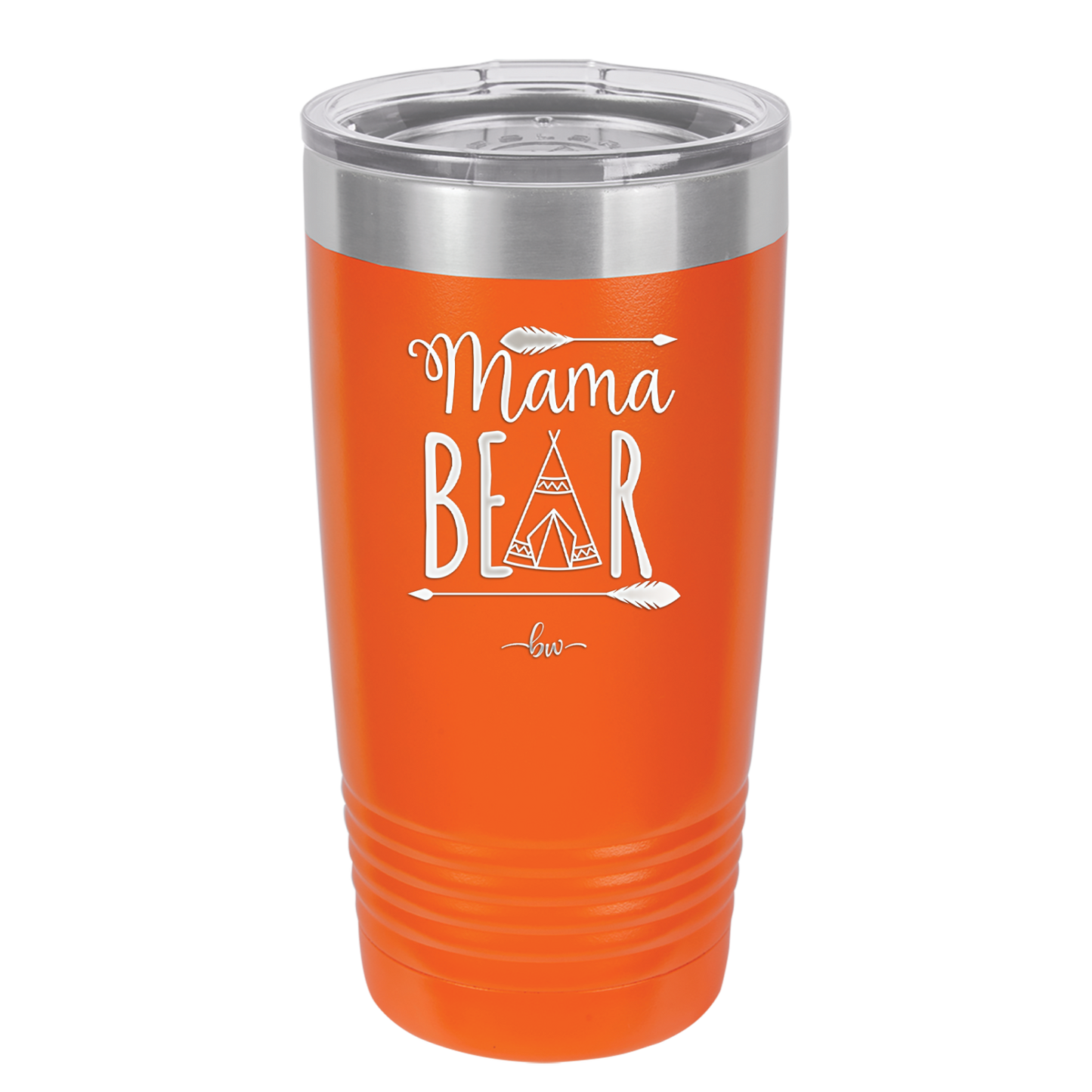 Mama Bear Tent - Laser Engraved Stainless Steel Drinkware - 2005 -