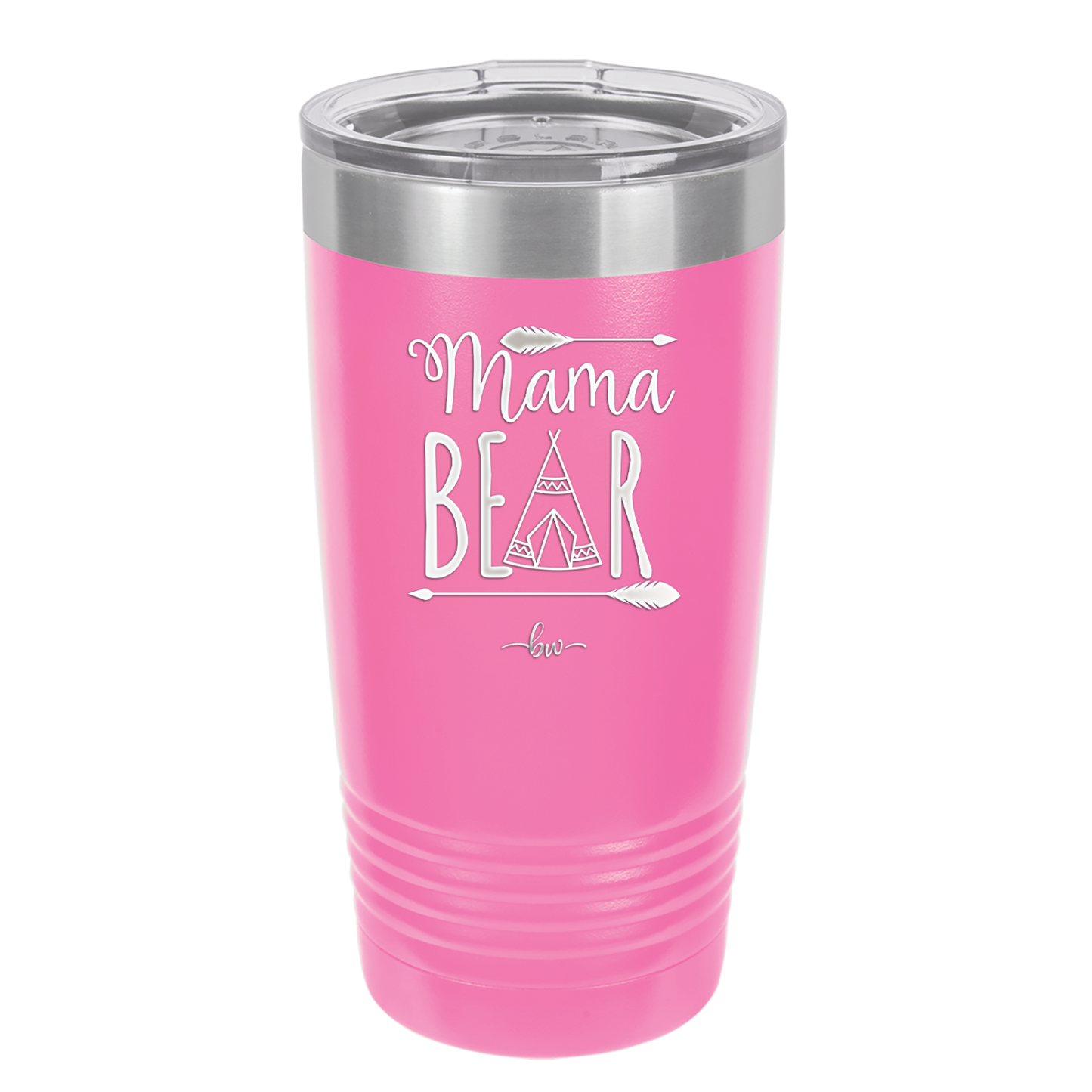 Mama Bear Tent - Laser Engraved Stainless Steel Drinkware - 2005 -