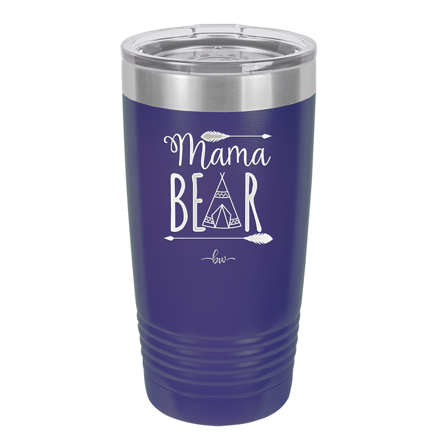 Mama Bear Tent - Laser Engraved Stainless Steel Drinkware - 2005 -