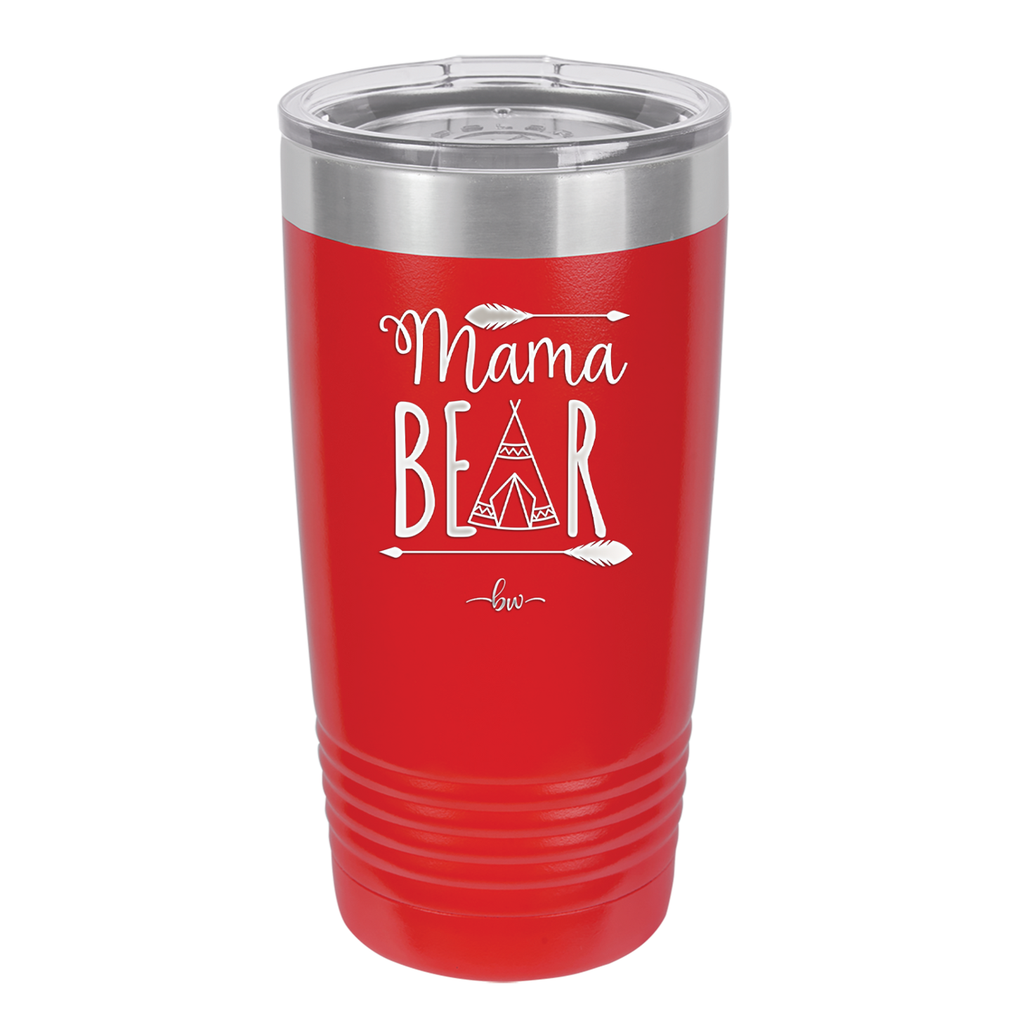 Mama Bear Tent - Laser Engraved Stainless Steel Drinkware - 2005 -