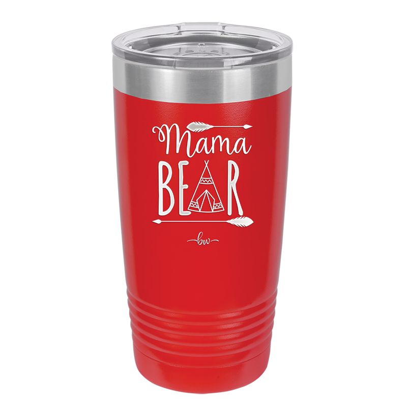 Mama Bear Tent - Laser Engraved Stainless Steel Drinkware - 2005 -