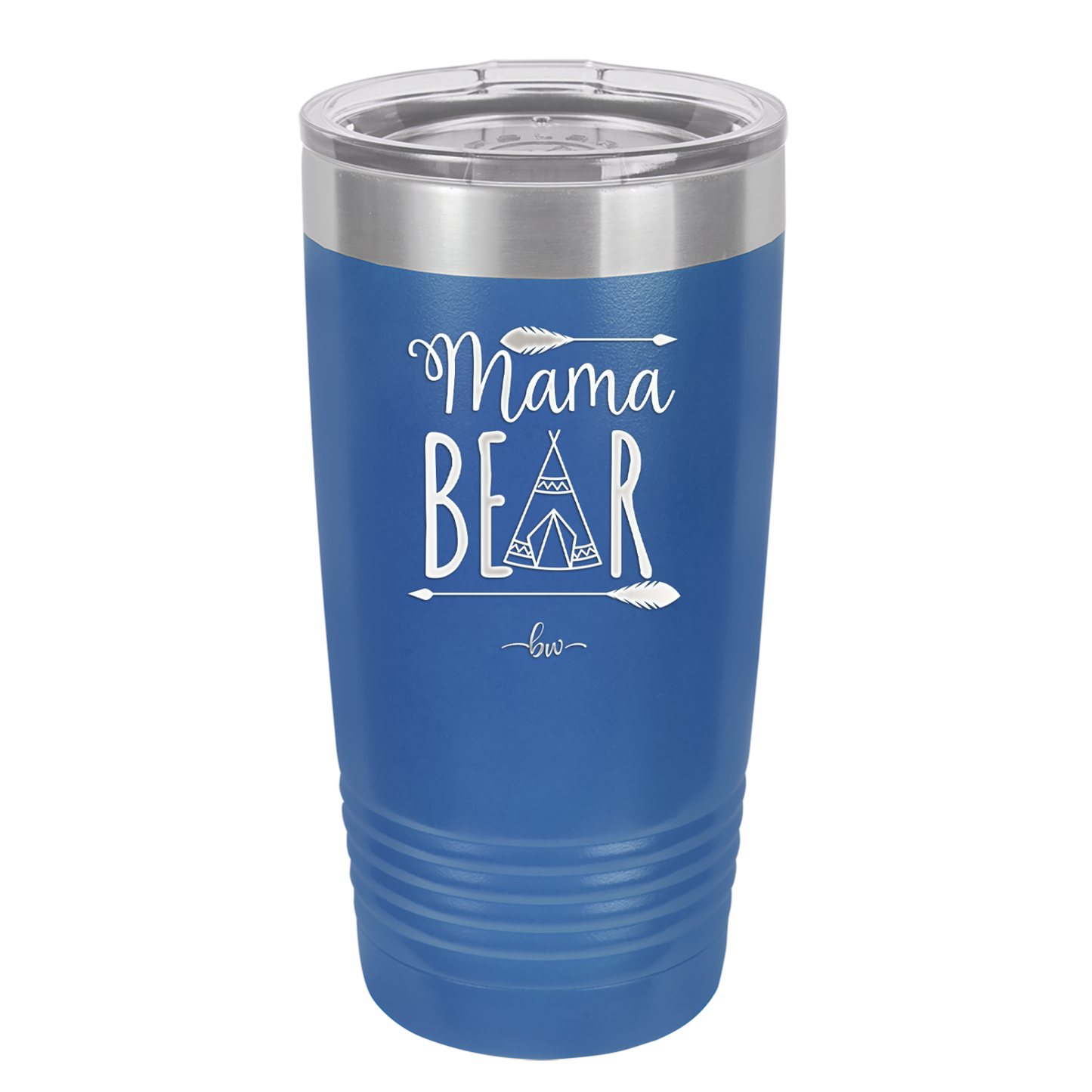 Mama Bear Tent - Laser Engraved Stainless Steel Drinkware - 2005 -