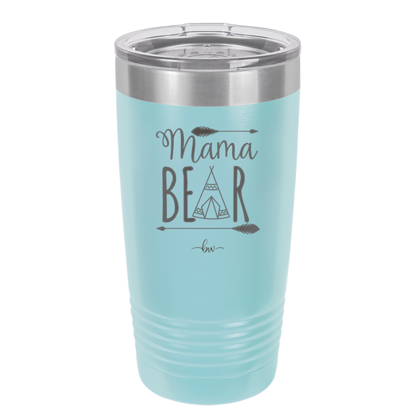 Mama Bear Tent - Laser Engraved Stainless Steel Drinkware - 2005 -