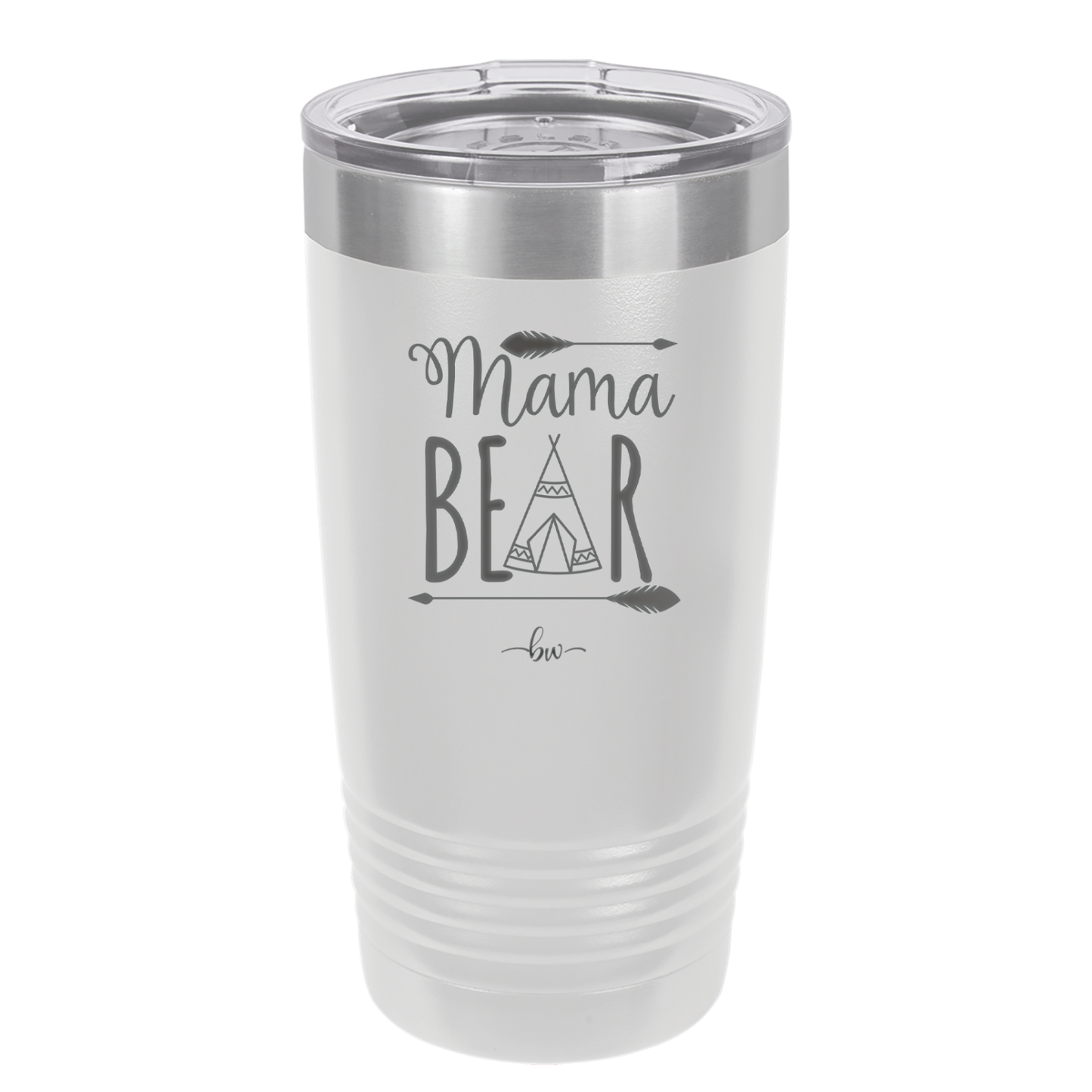 Mama Bear Tent - Laser Engraved Stainless Steel Drinkware - 2005 -