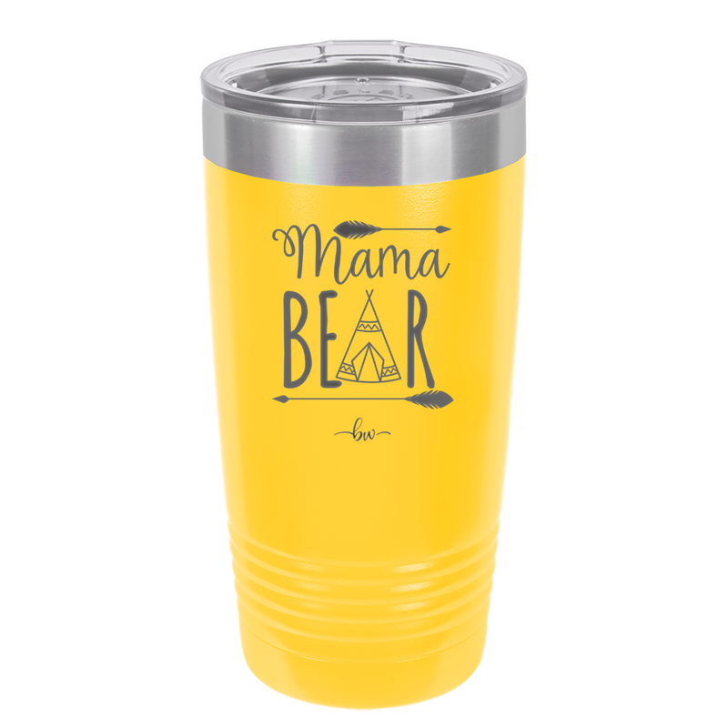Mama Bear Tent - Laser Engraved Stainless Steel Drinkware - 2005 -