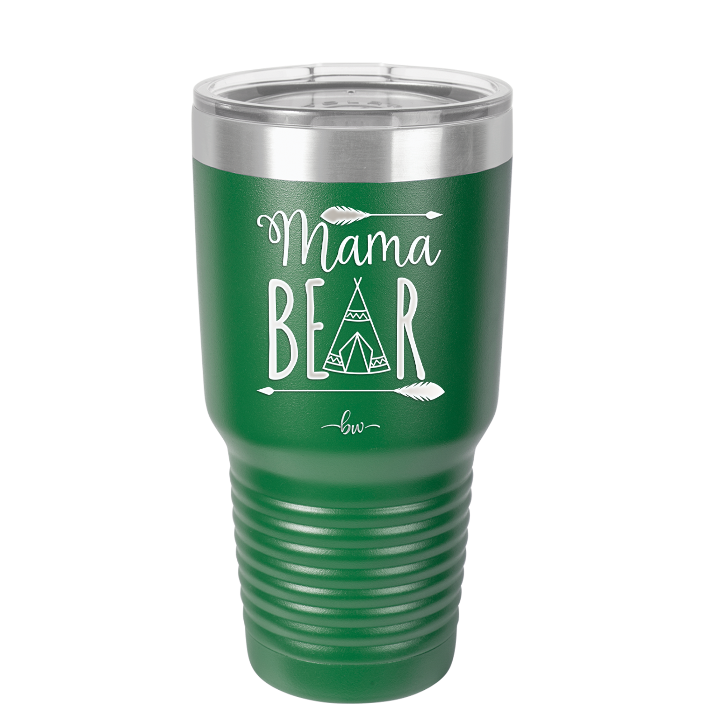 Mama Bear Tent - Laser Engraved Stainless Steel Drinkware - 2005 -