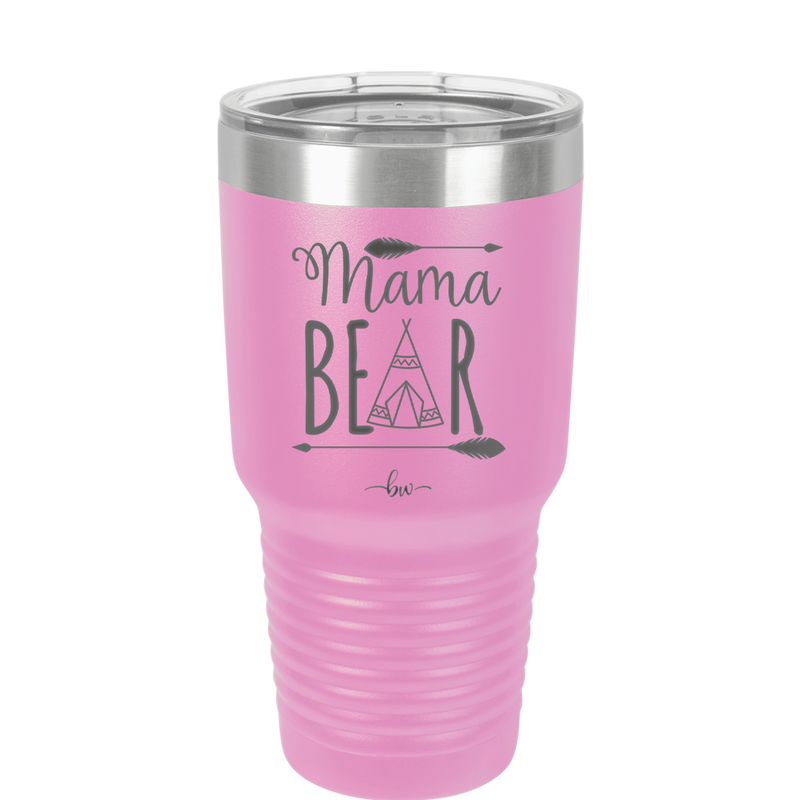 Mama Bear Tent - Laser Engraved Stainless Steel Drinkware - 2005 -