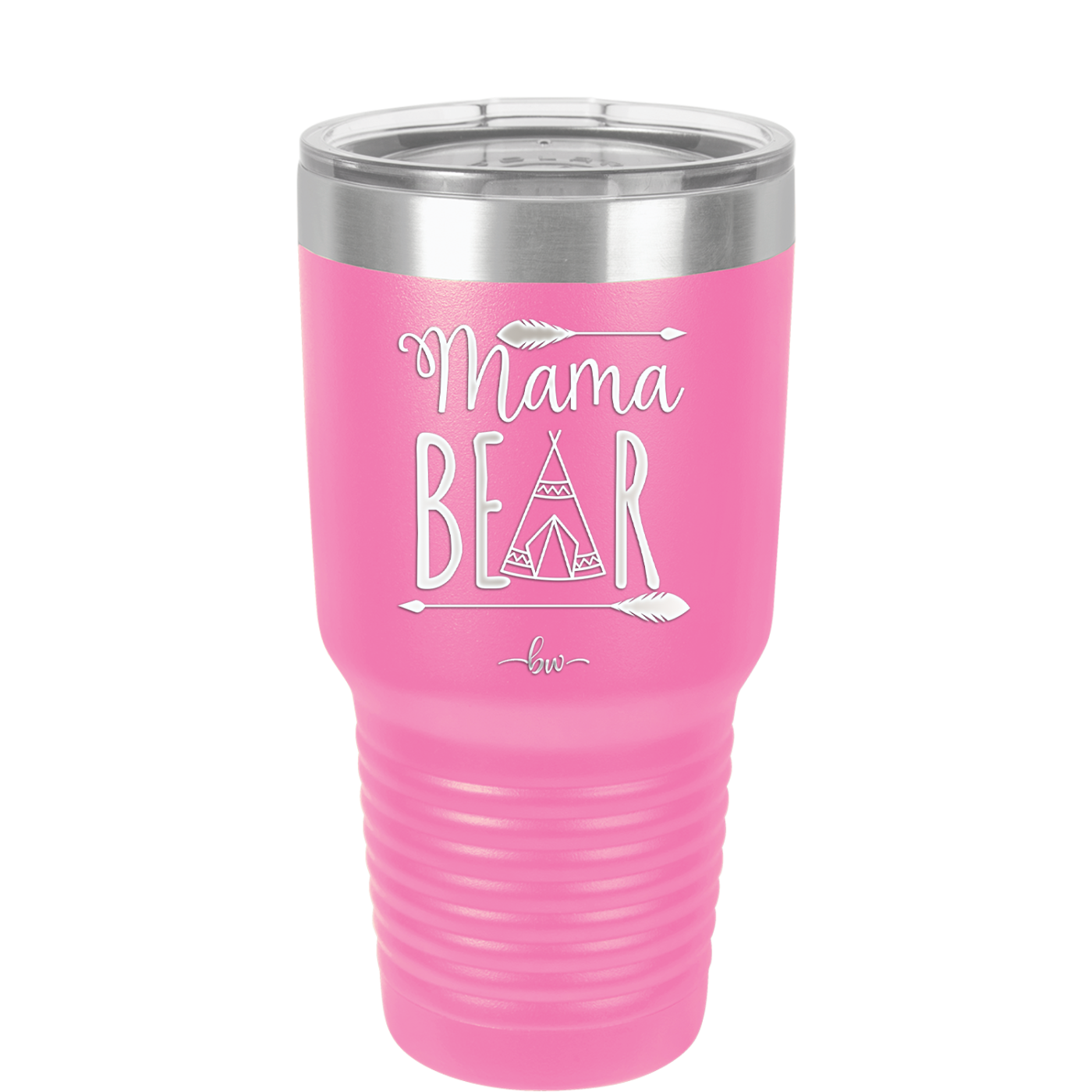 Mama Bear Tent - Laser Engraved Stainless Steel Drinkware - 2005 -