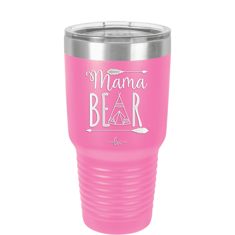 Mama Bear Tent - Laser Engraved Stainless Steel Drinkware - 2005 -