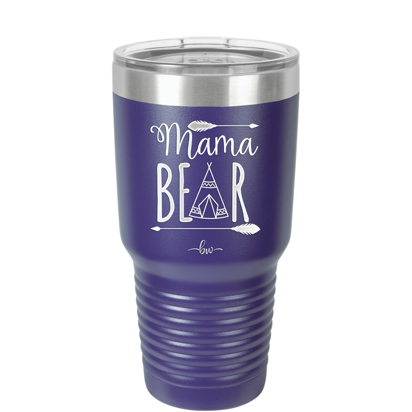 Mama Bear Tent - Laser Engraved Stainless Steel Drinkware - 2005 -