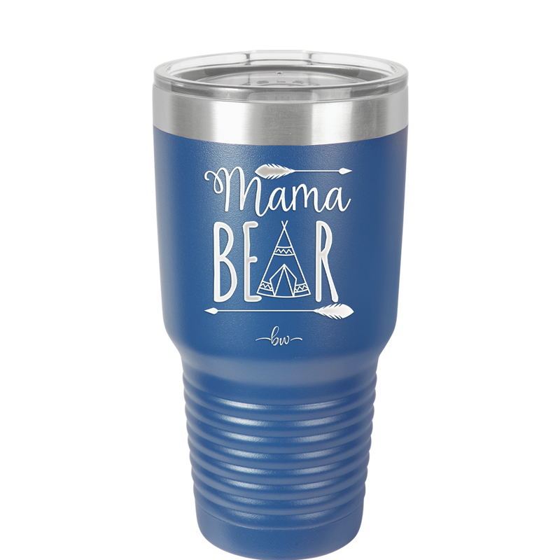 Mama Bear Tent - Laser Engraved Stainless Steel Drinkware - 2005 -