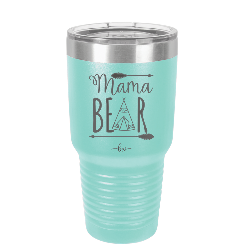 Mama Bear Tent - Laser Engraved Stainless Steel Drinkware - 2005 -