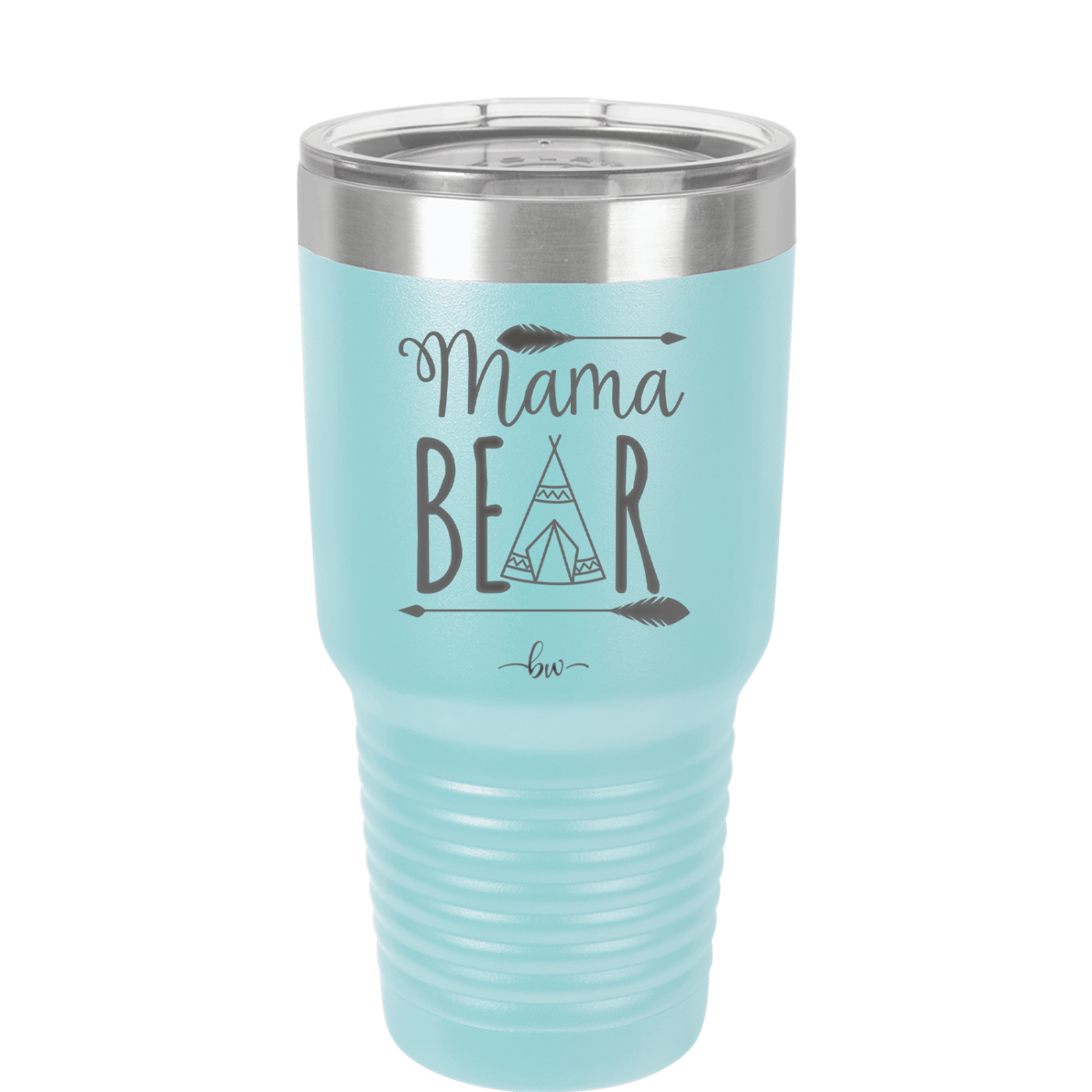 Mama Bear Tent - Laser Engraved Stainless Steel Drinkware - 2005 -