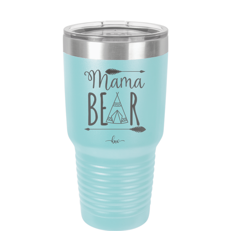 Mama Bear Tent - Laser Engraved Stainless Steel Drinkware - 2005 -