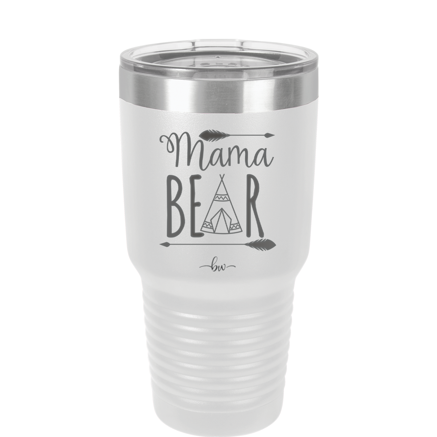 Mama Bear Tent - Laser Engraved Stainless Steel Drinkware - 2005 -