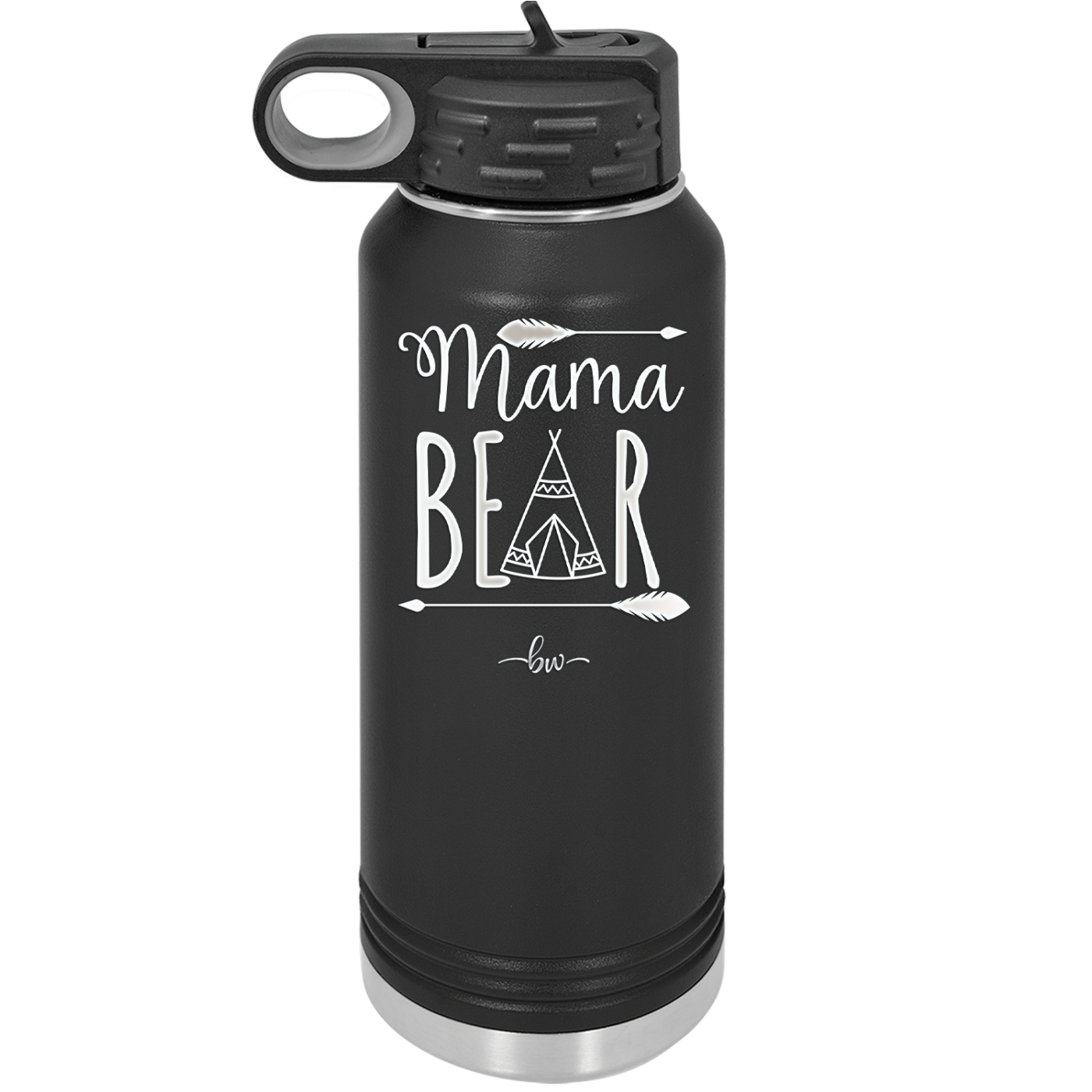 Mama Bear Tent - Laser Engraved Stainless Steel Drinkware - 2005 -