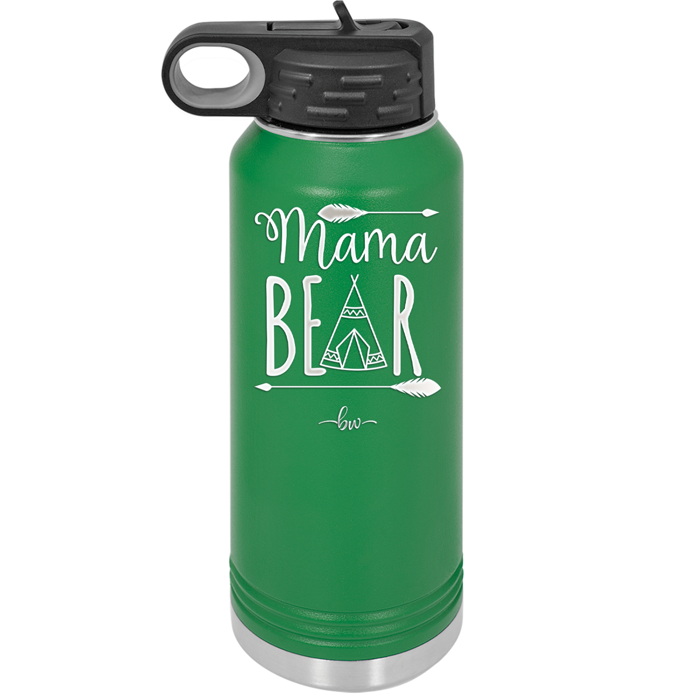 Mama Bear Tent - Laser Engraved Stainless Steel Drinkware - 2005 -