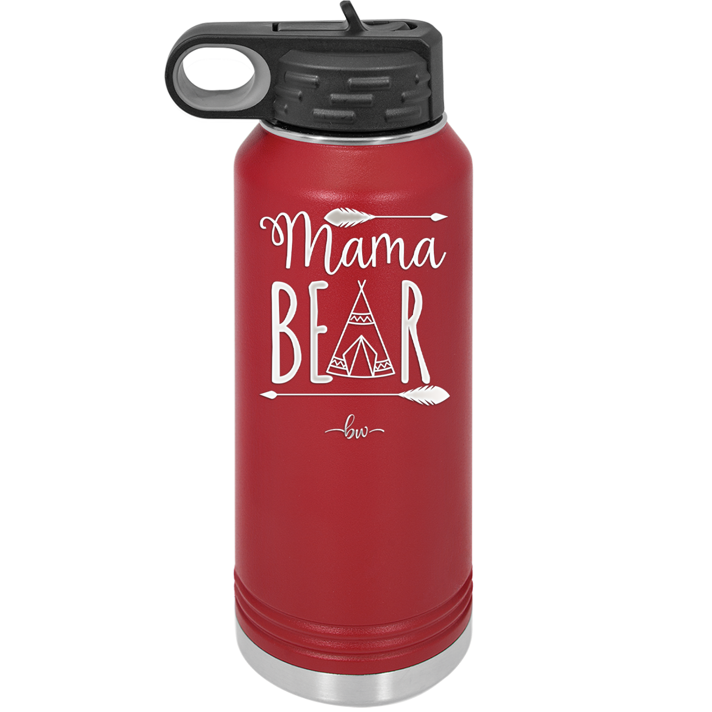 Mama Bear Tent - Laser Engraved Stainless Steel Drinkware - 2005 -