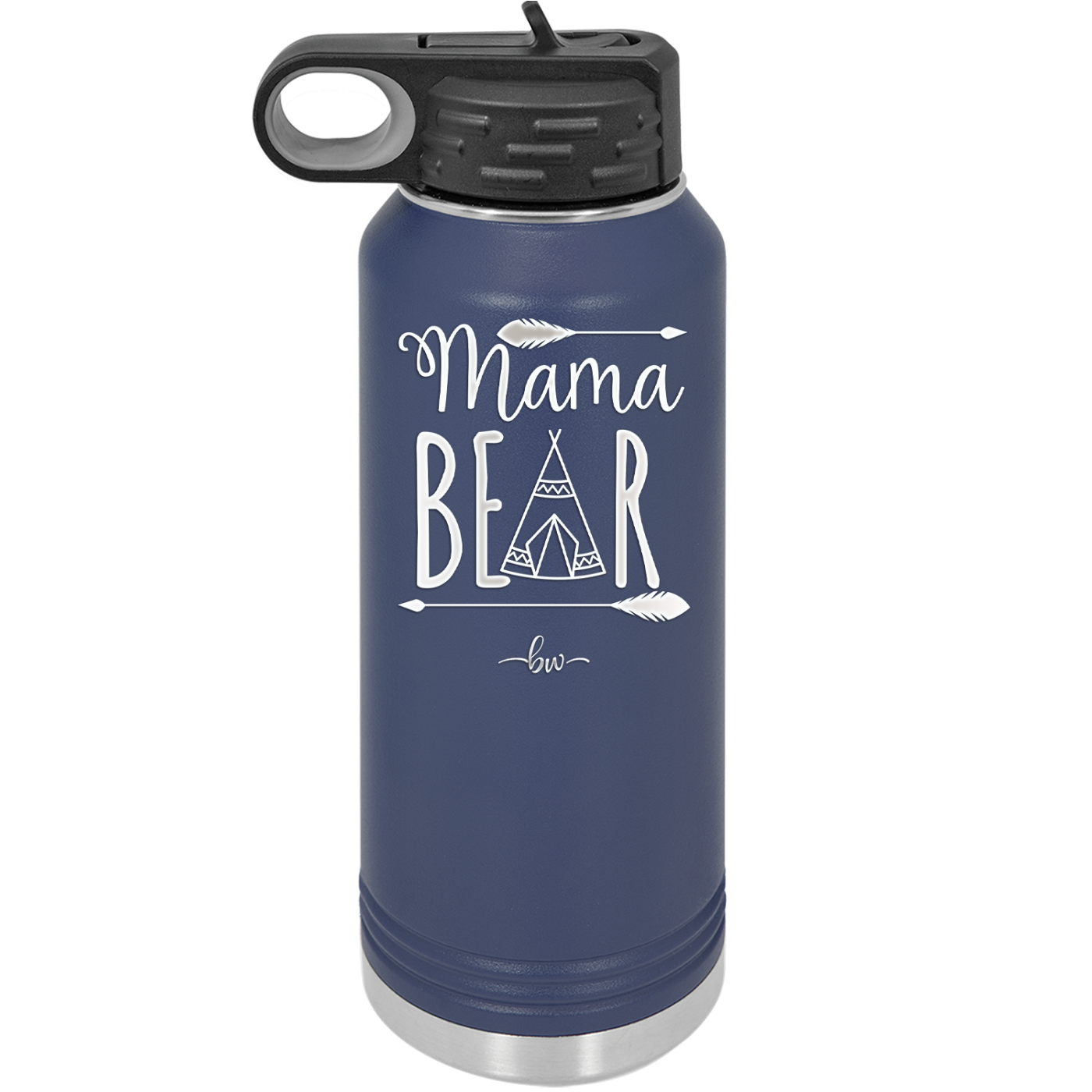 Mama Bear Tent - Laser Engraved Stainless Steel Drinkware - 2005 -