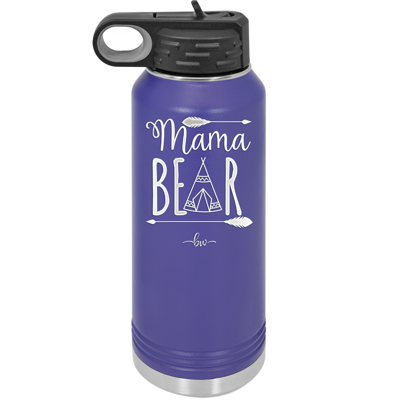 Mama Bear Tent - Laser Engraved Stainless Steel Drinkware - 2005 -