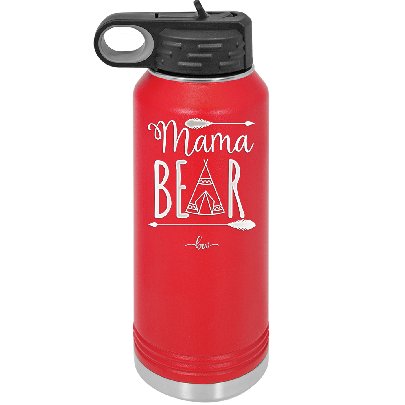 Mama Bear Tent - Laser Engraved Stainless Steel Drinkware - 2005 -