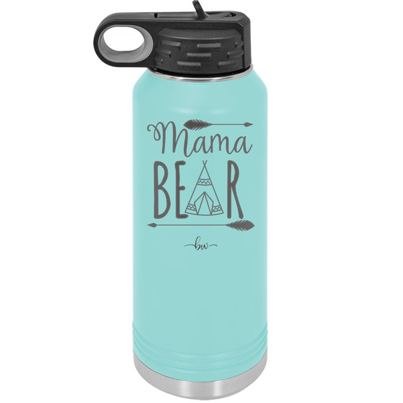 Mama Bear Tent - Laser Engraved Stainless Steel Drinkware - 2005 -
