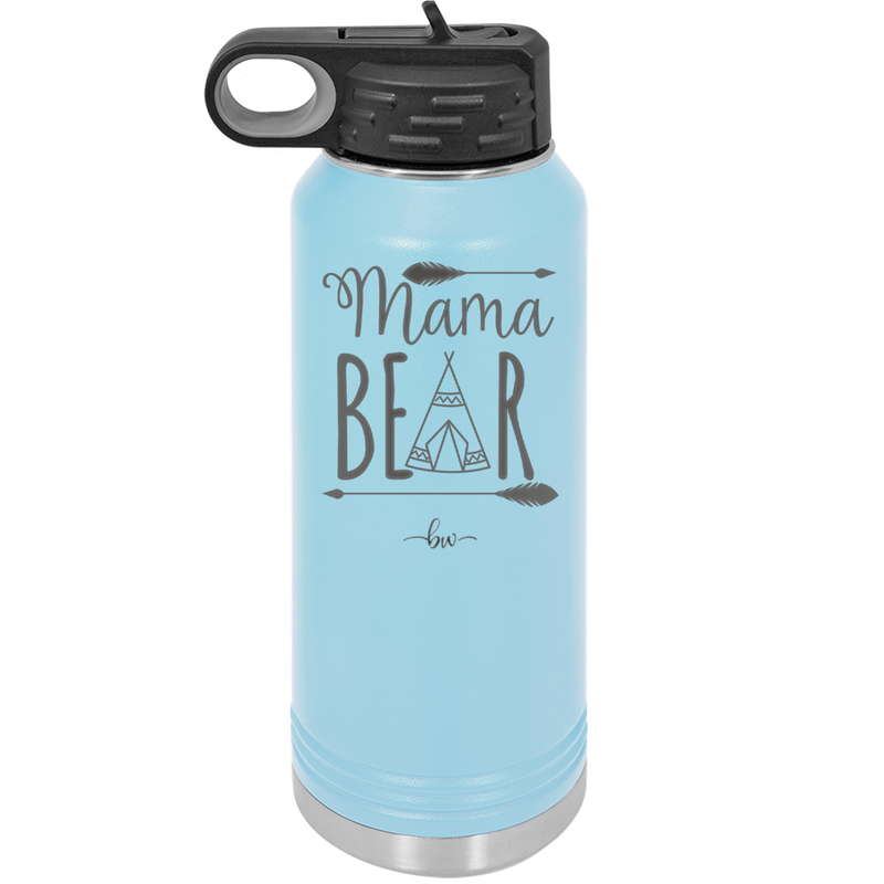 Mama Bear Tent - Laser Engraved Stainless Steel Drinkware - 2005 -