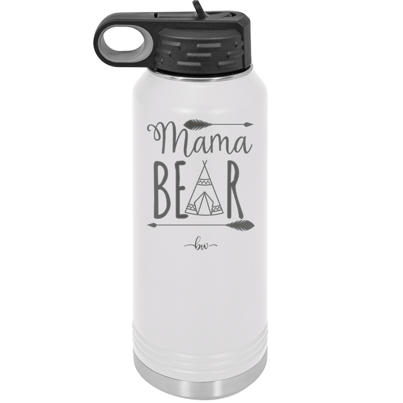 Mama Bear Tent - Laser Engraved Stainless Steel Drinkware - 2005 -