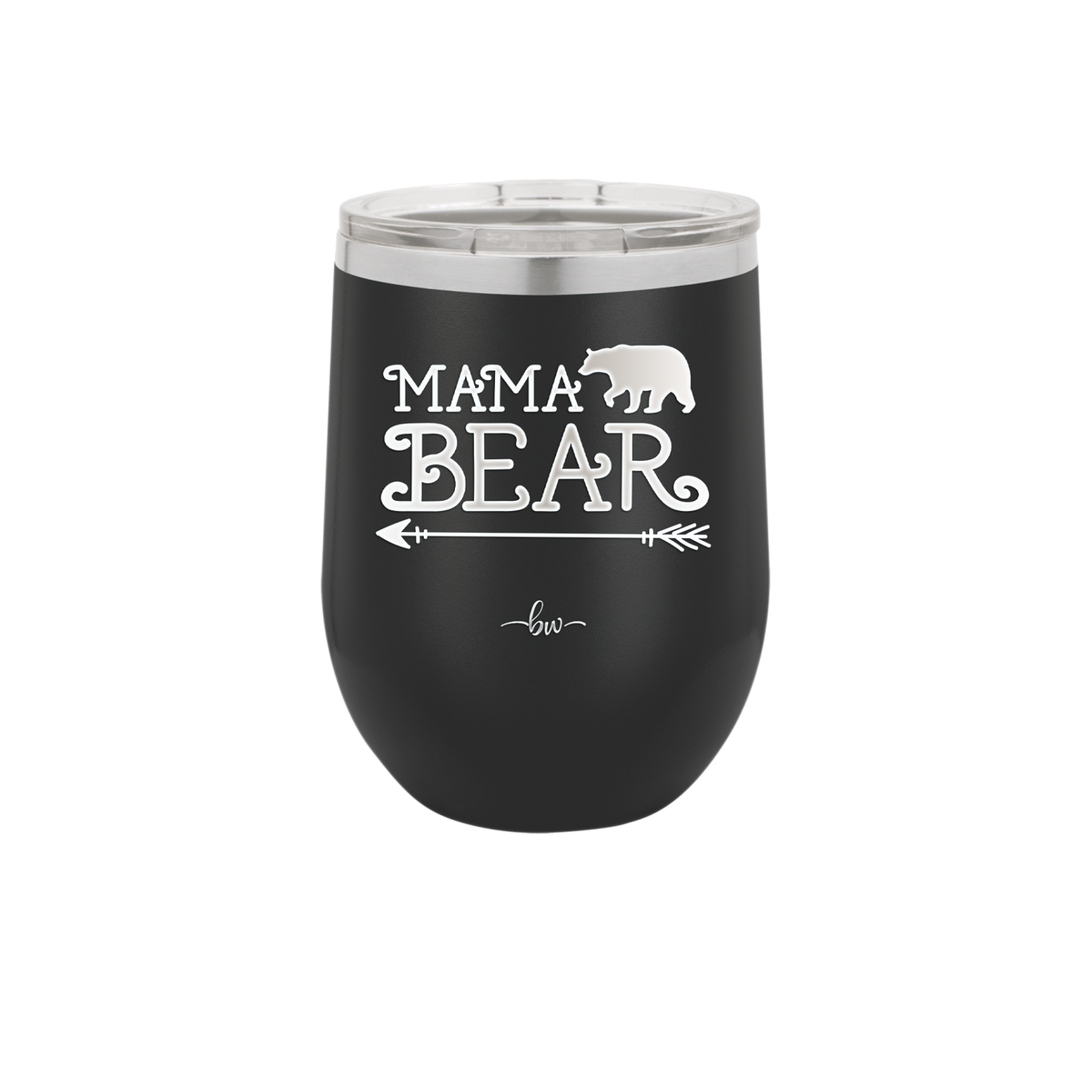Mama Bear Arrow - Laser Engraved Stainless Steel Drinkware - 2007 -