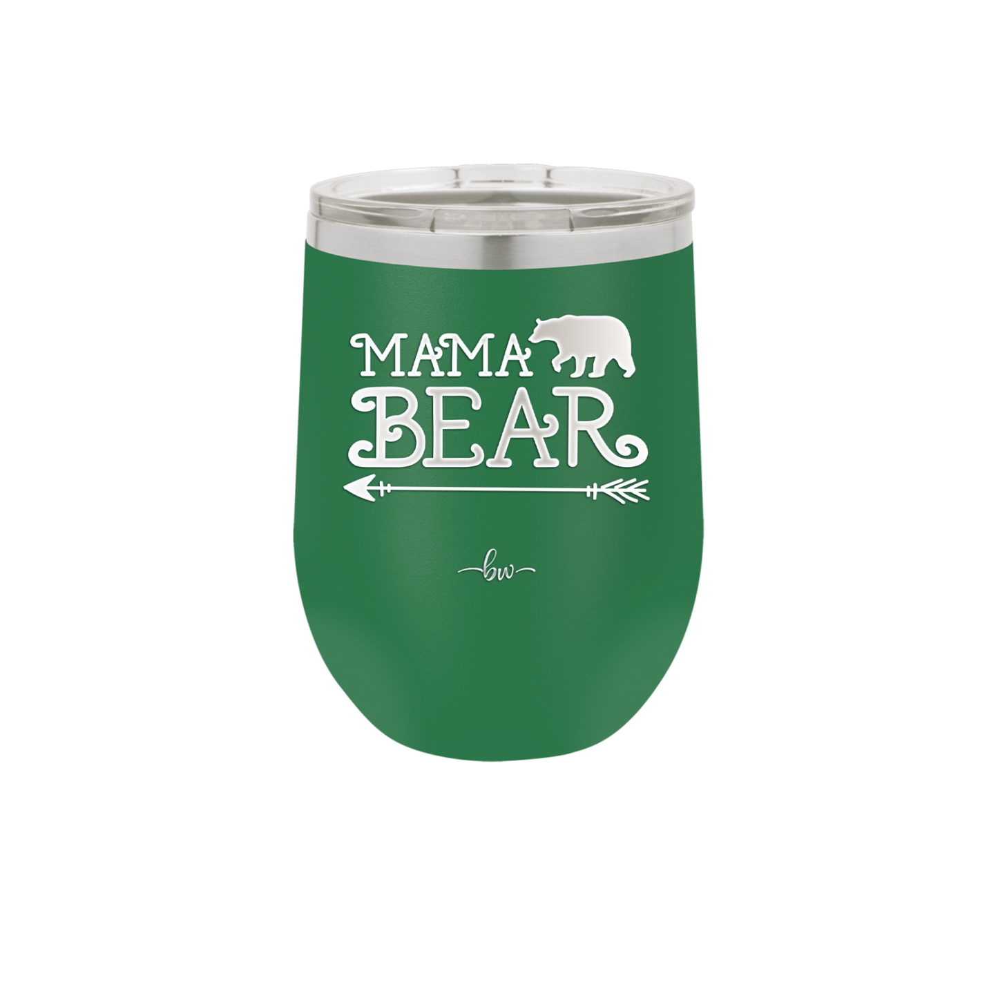 Mama Bear Arrow - Laser Engraved Stainless Steel Drinkware - 2007 -
