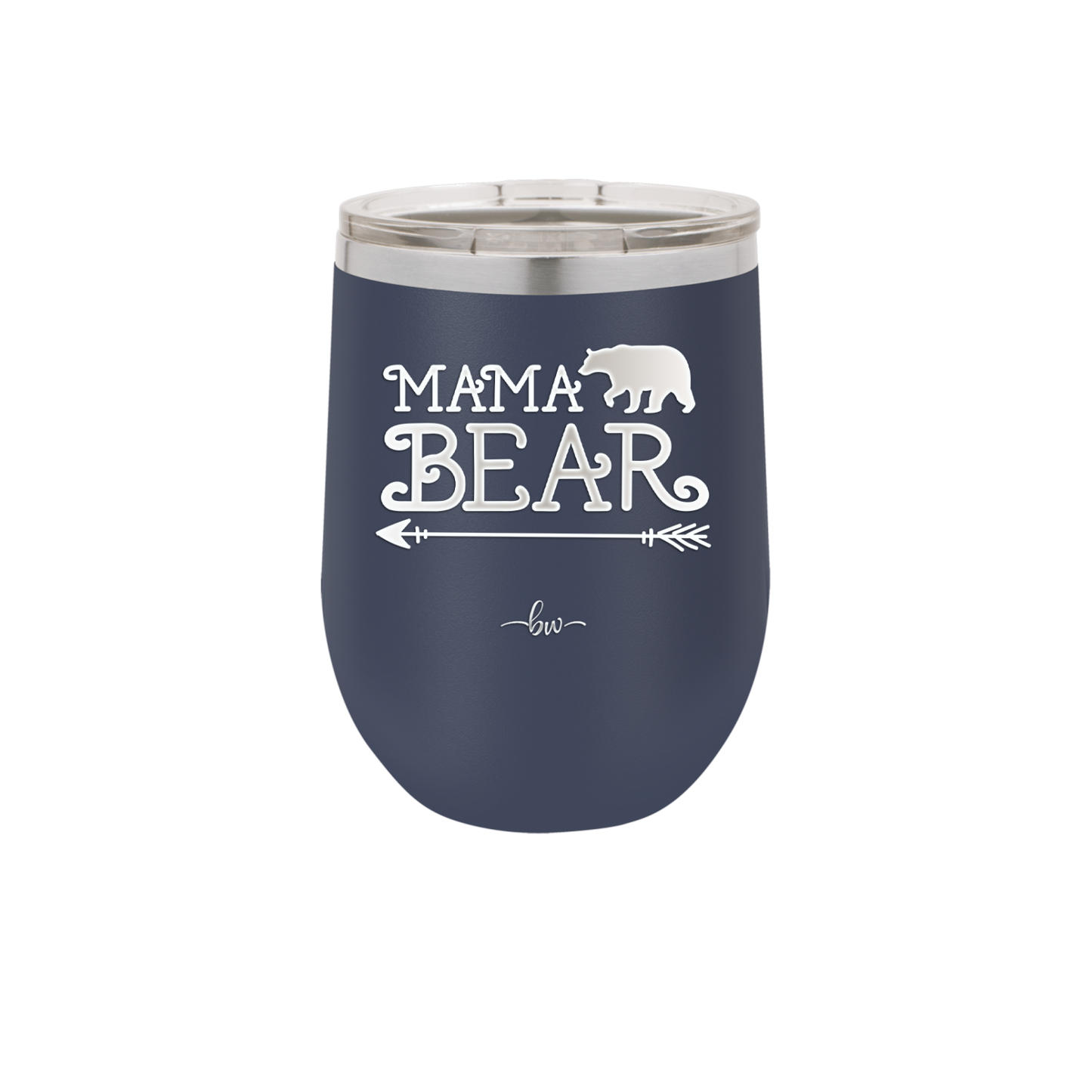Mama Bear Arrow - Laser Engraved Stainless Steel Drinkware - 2007 -
